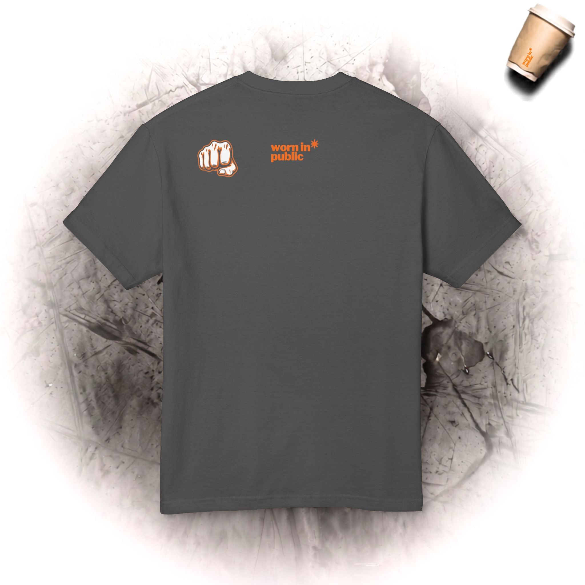 T-Shirt mit „I Don't Care“-Aufdruck | Statement-Shirt mit „I DON'T CARE“-Print