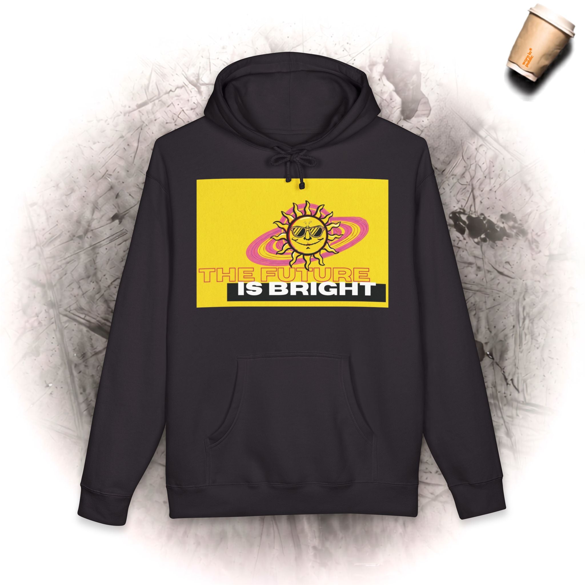 The Future Is Bright Hoodie | Retro-Sonne-Grafik-Pullover