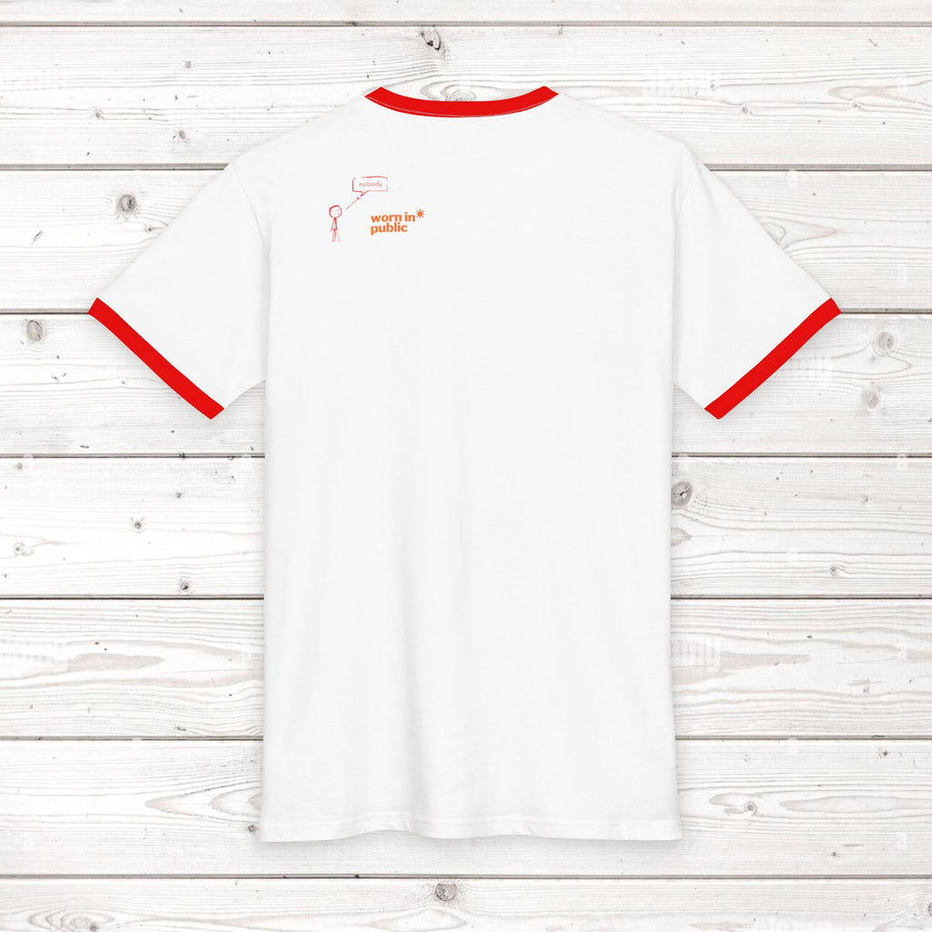 Men's Ringer Tee | "Did I Tattoo Your Name On My Ass?" Funny Graphic Tee
