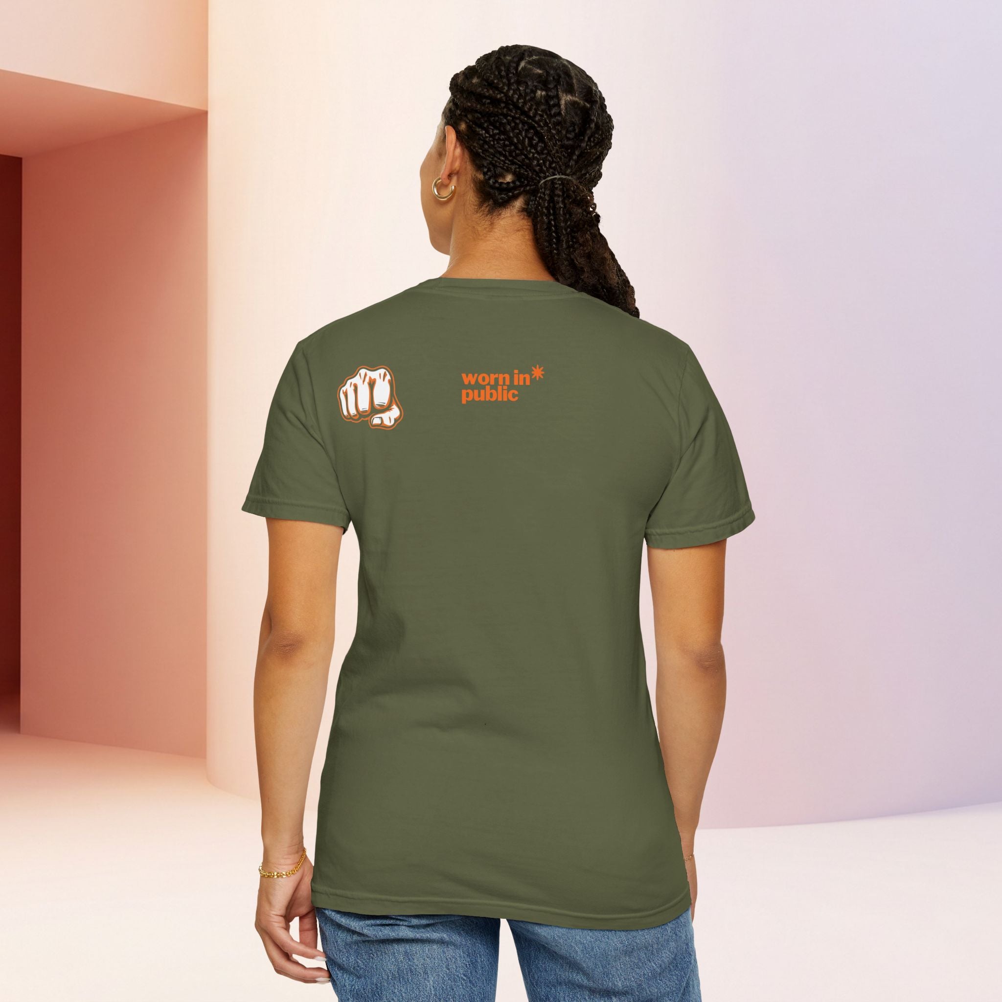 I Don't Care Graphic T-Shirt | Bold Statement Tee with 'I DON'T CARE' Print