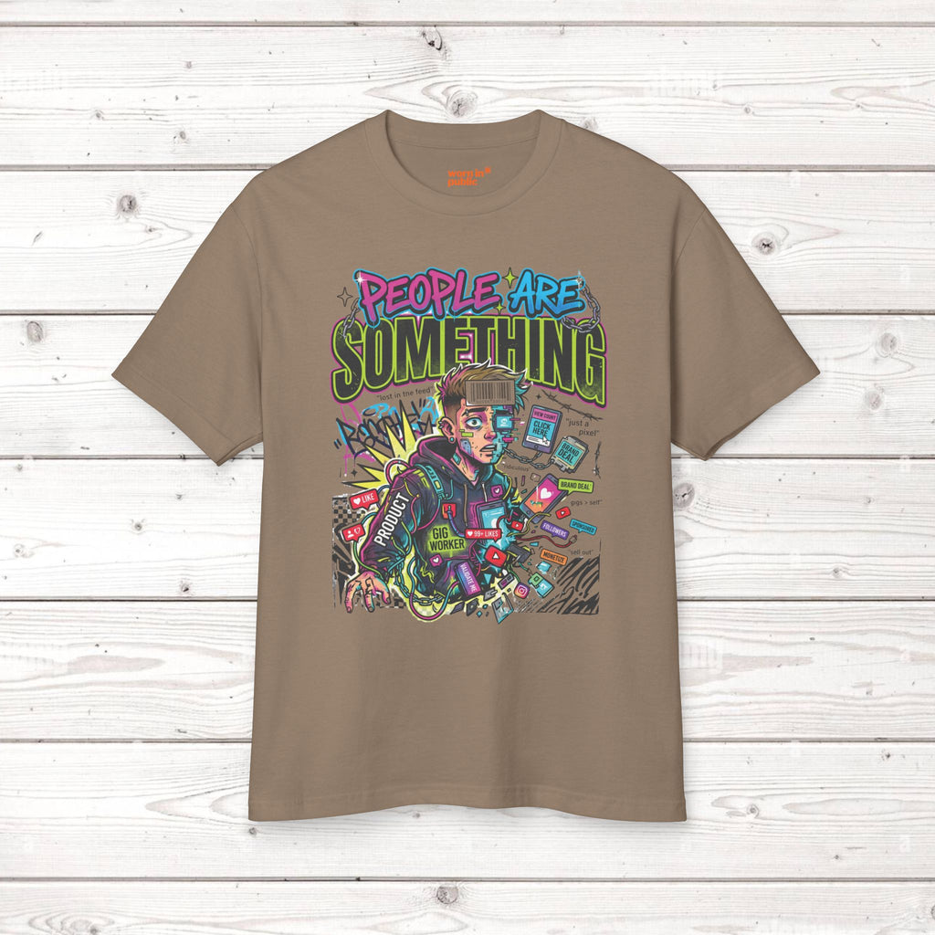 People Are Something | Unisex Retro Cyber Pop Art Graphic Tee