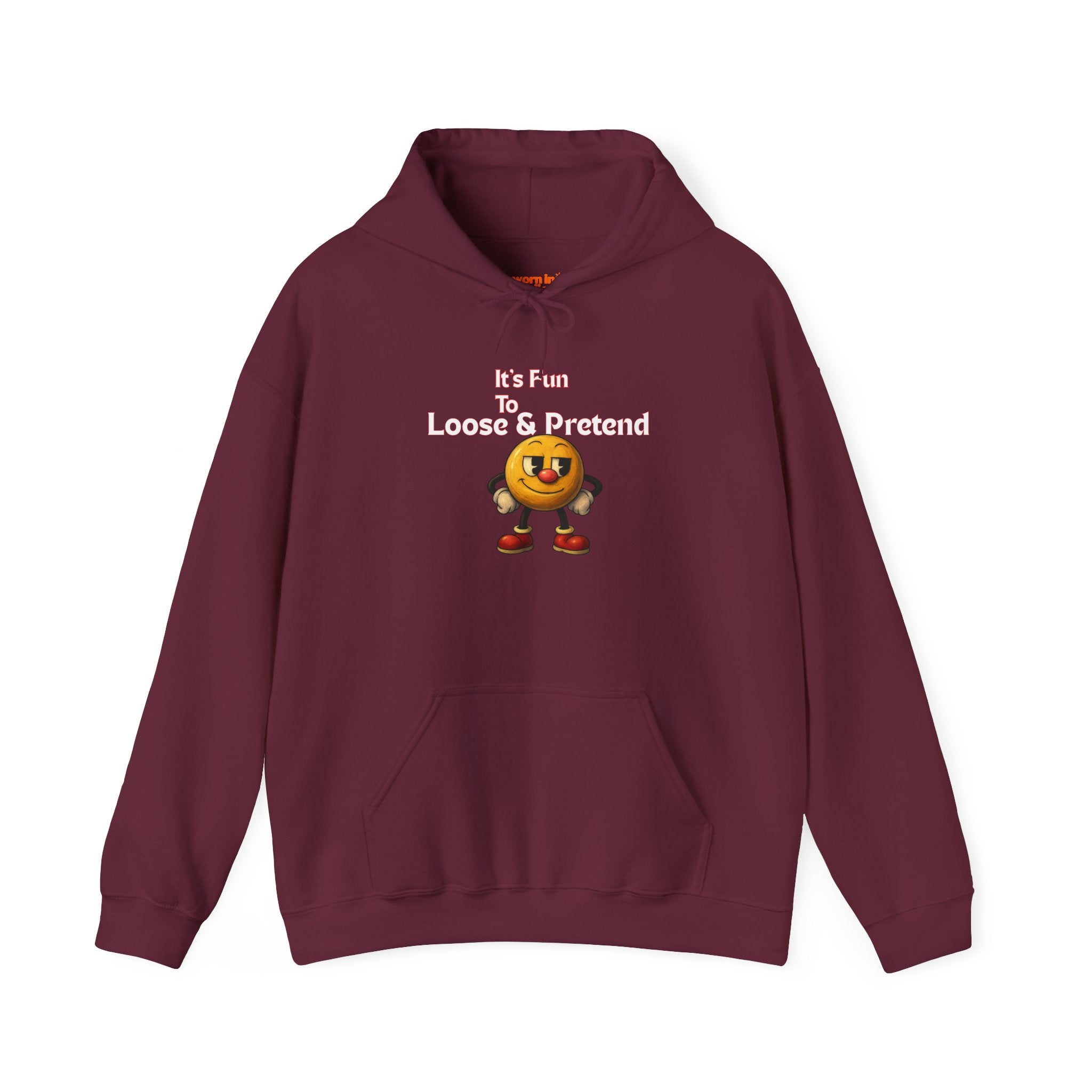 It's Fun to Loose & Pretend Hoodie | Smiley Emoji Graphic Sweatshirt