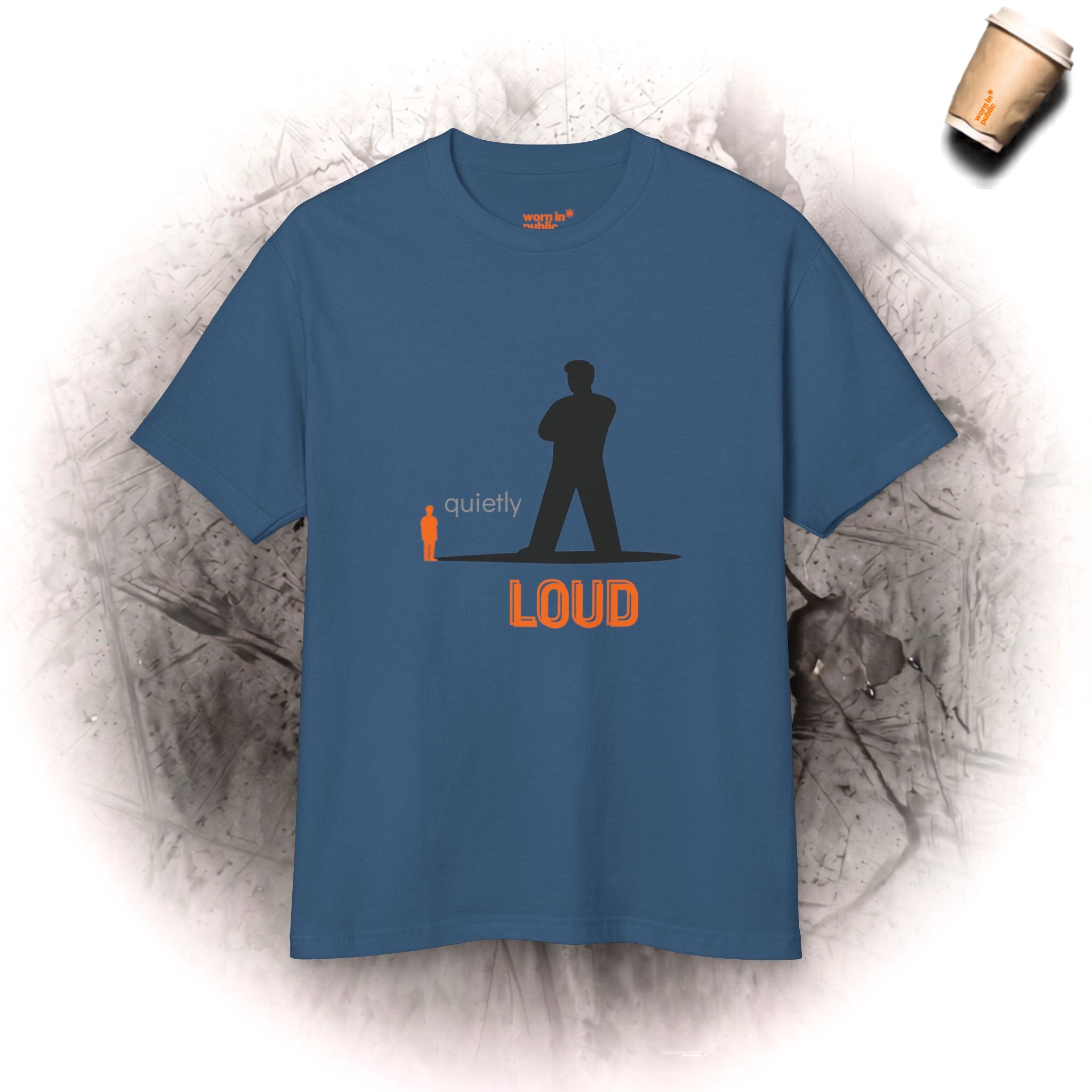 Unisex-Grafik-T-Shirt „Quietly Loud“ | Statement-T-Shirt für leise Starke