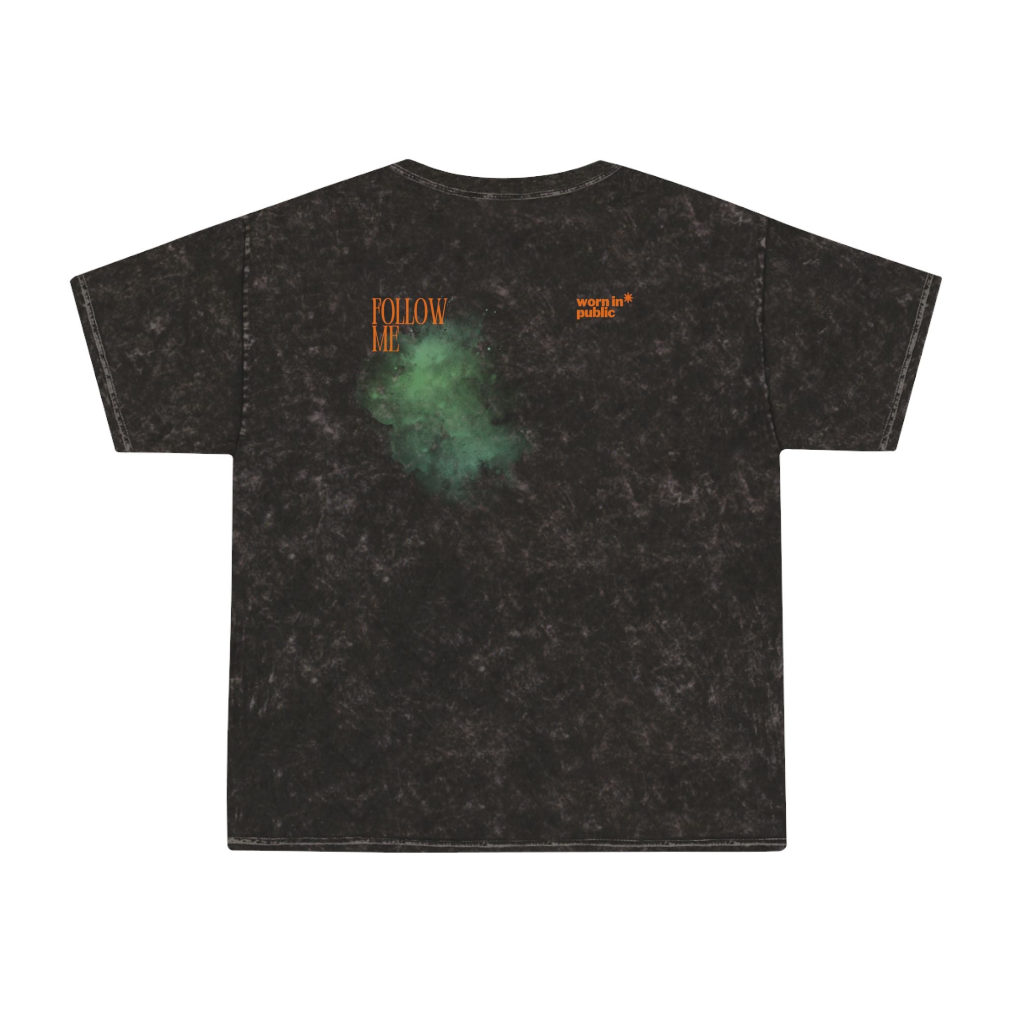 Camiseta "Sigue Adelante" con lavado mineral premium | Camiseta gráfica con lavado vintage