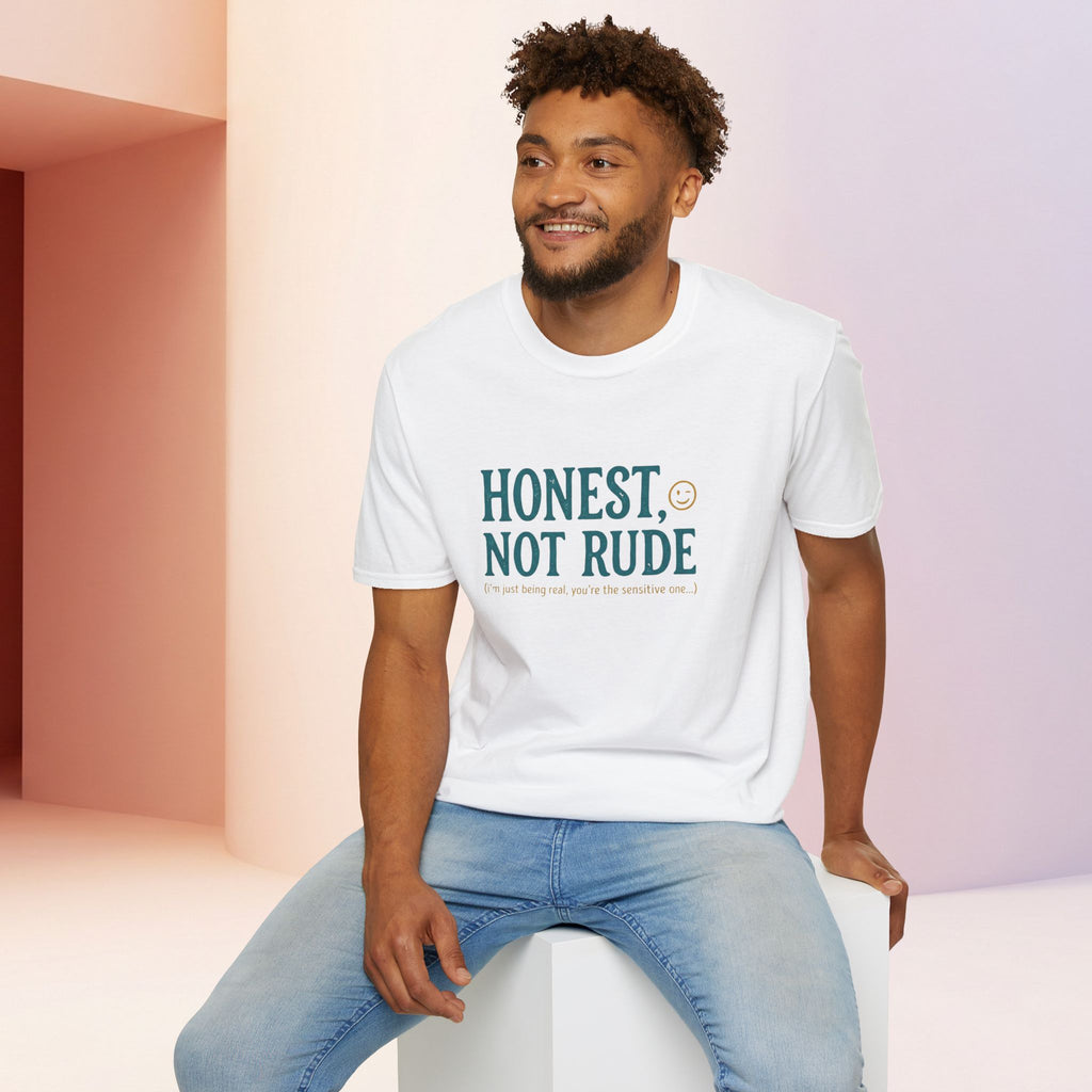 Honest Not Rude | Funny Sarcastic Unisex Graphic Tee for Real Talk