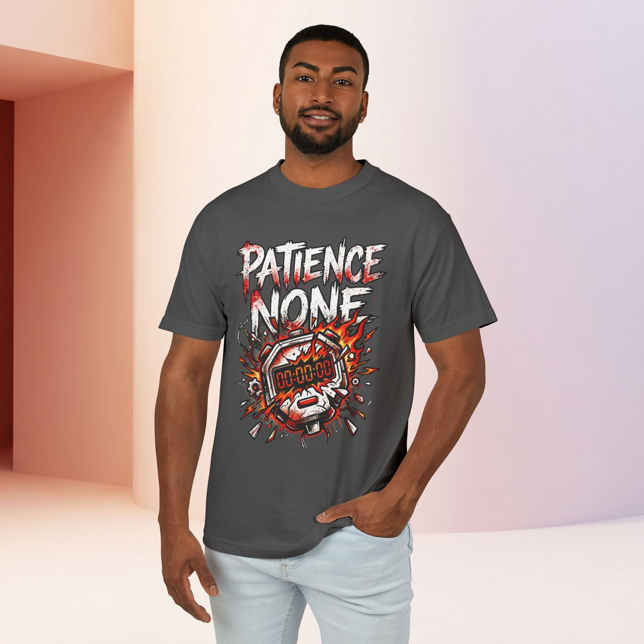 Patience None | Bomb Timer Streetwear Graphic Tee