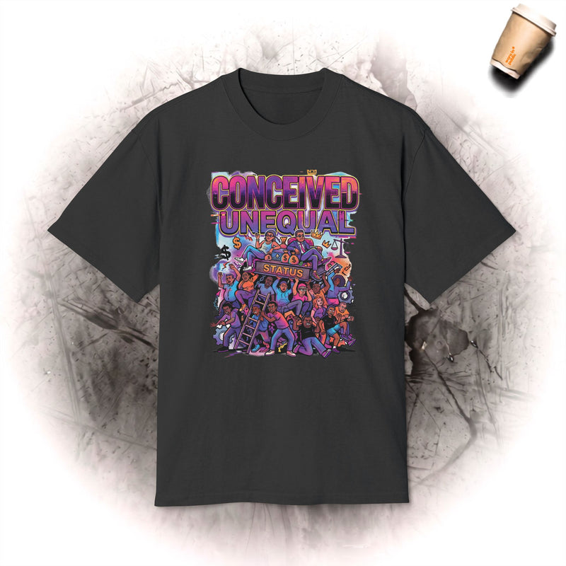 Ungleich konzipiert | Oversized Boxy Grafik-T-Shirt