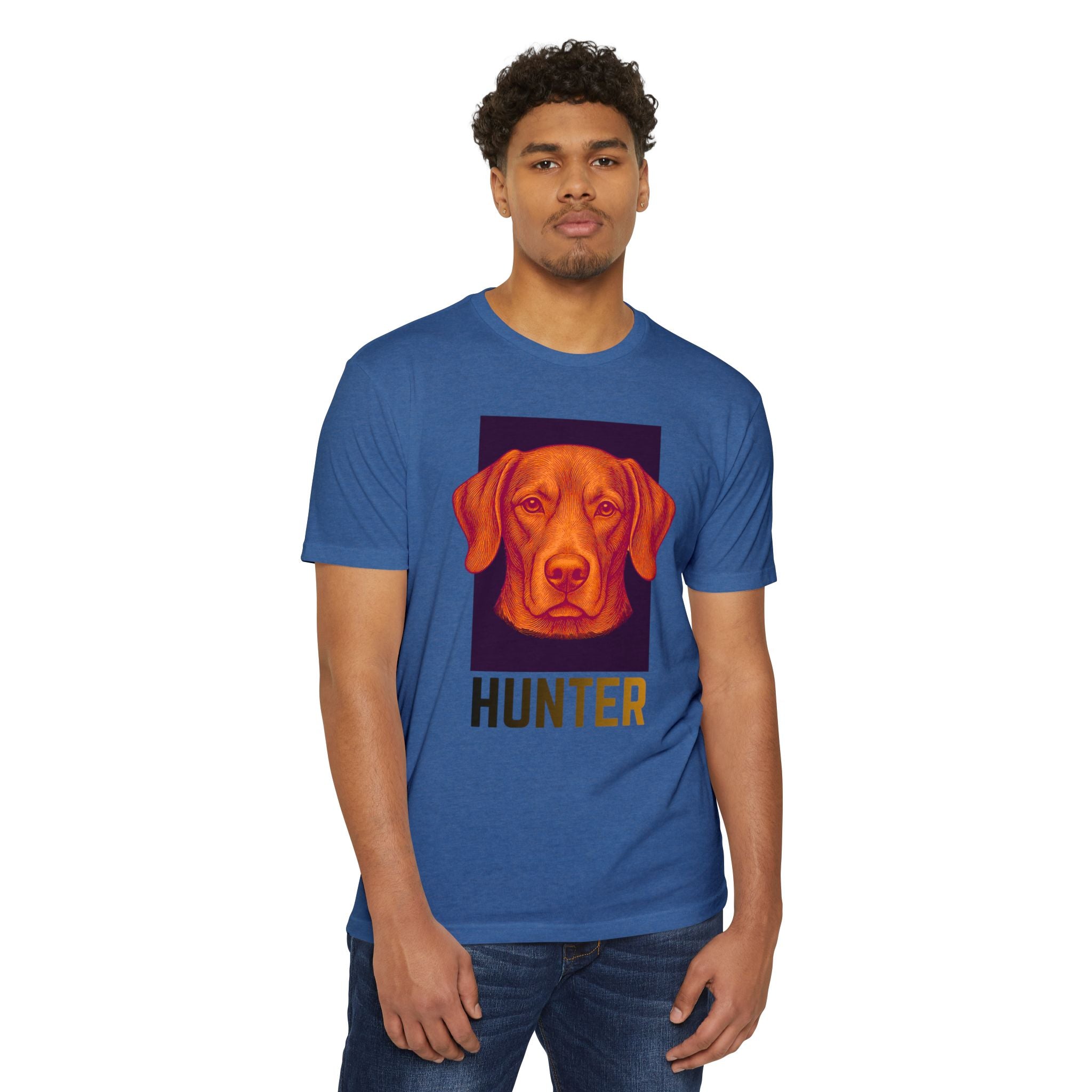 Ultimate Hunter T-Shirt | Retro Vizsla Head Graphic Tee for Dog Lovers