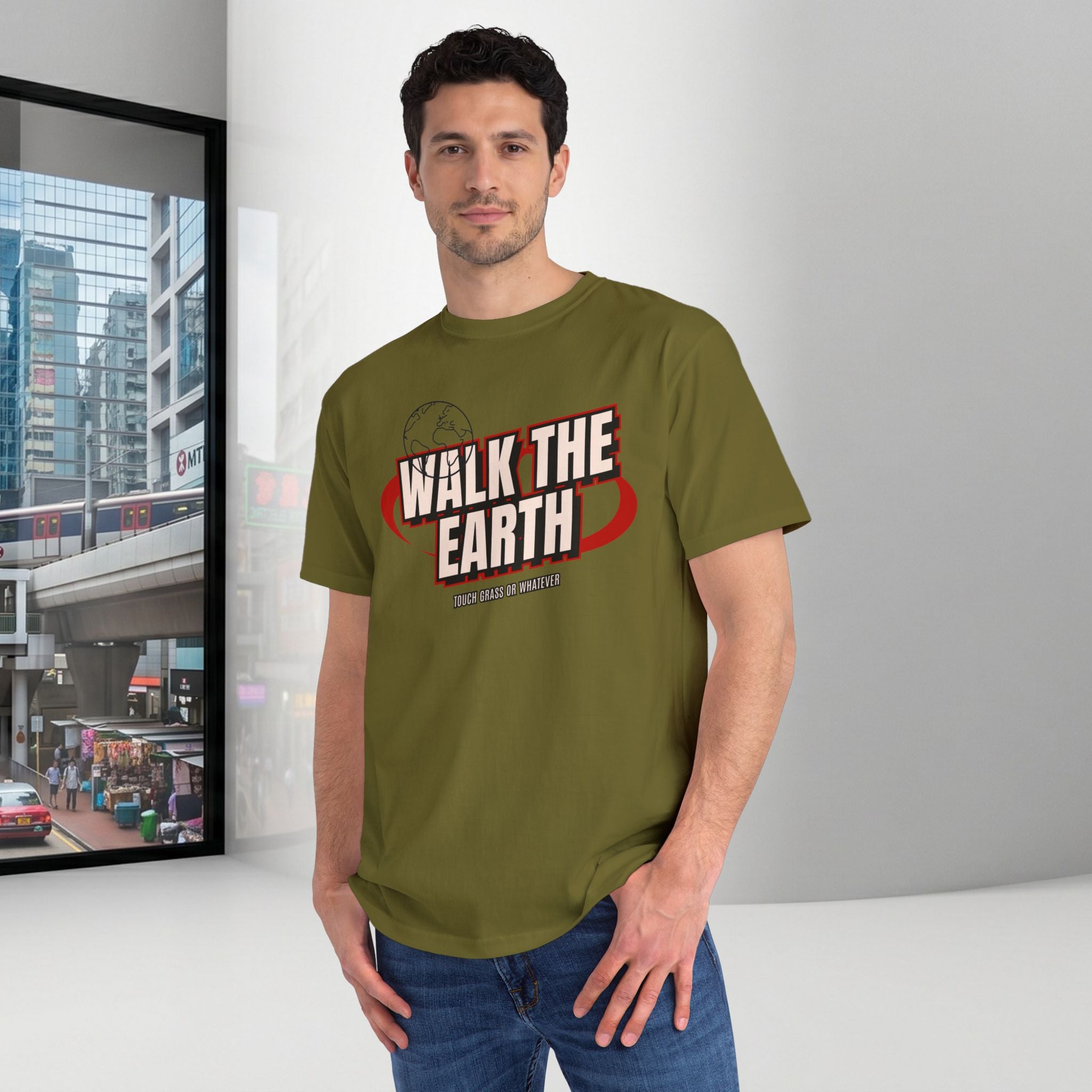 Walk The Earth ORGANIC T-Shirt | Retro Adventure Graphic Tee