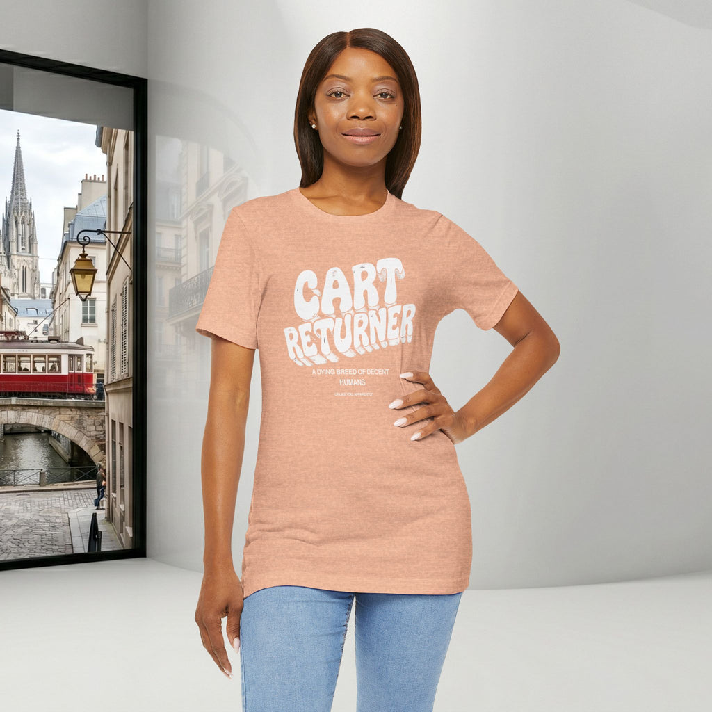 Cart Returner T-Shirt | Funny Grocery Store Humor Tee for Good People