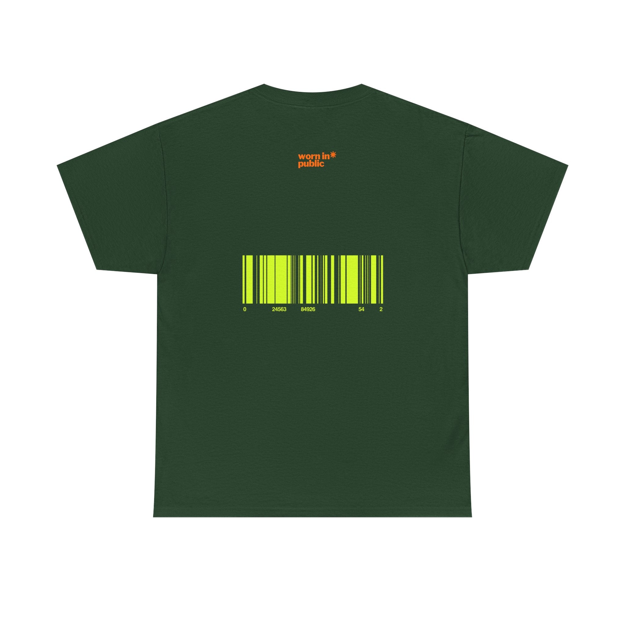 Luxuries of Life Neon Abstract Wave T-Shirt | Barcode Graphic Tee
