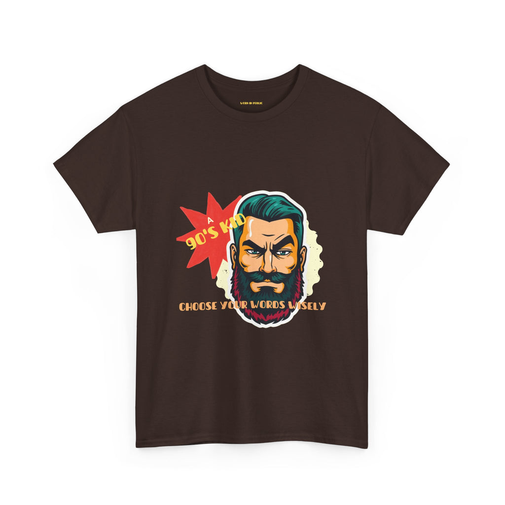 Born in the 90's comes with a beard T-Shirt | Tee for real Men