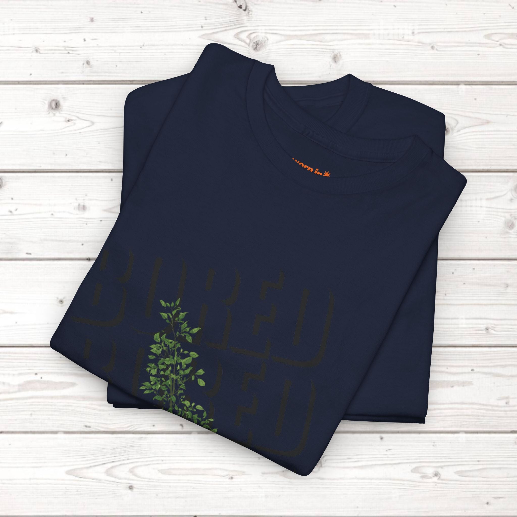 Unisex Botanical Tee — "Feel Free to Be Bored" Graphic T-Shirt
