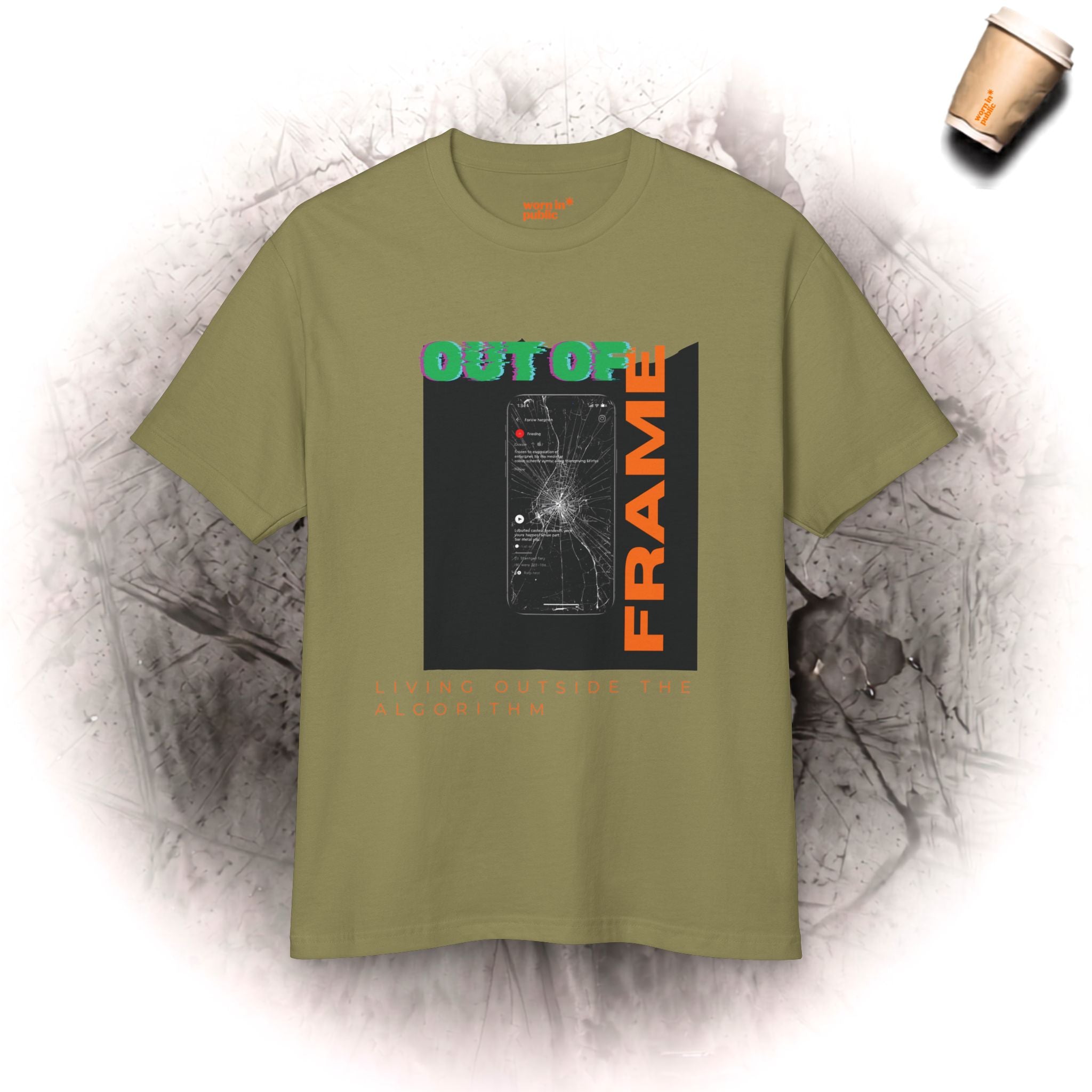 Out of Frame | Graphic Tee for People Who'd Rather Live Than Be Photographed Doing It