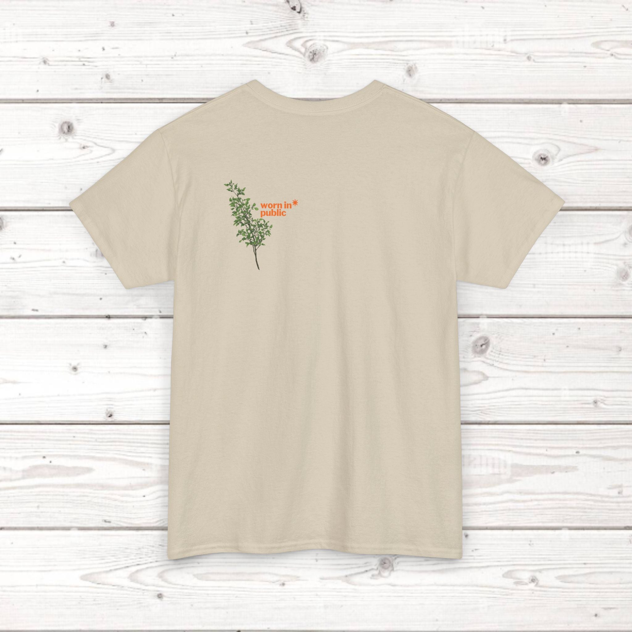 Unisex Botanical Tee — "Feel Free to Be Bored" Graphic T-Shirt