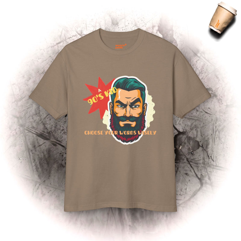 Born in the 90's comes with a beard T-Shirt | T-Shirt für echte Männer
