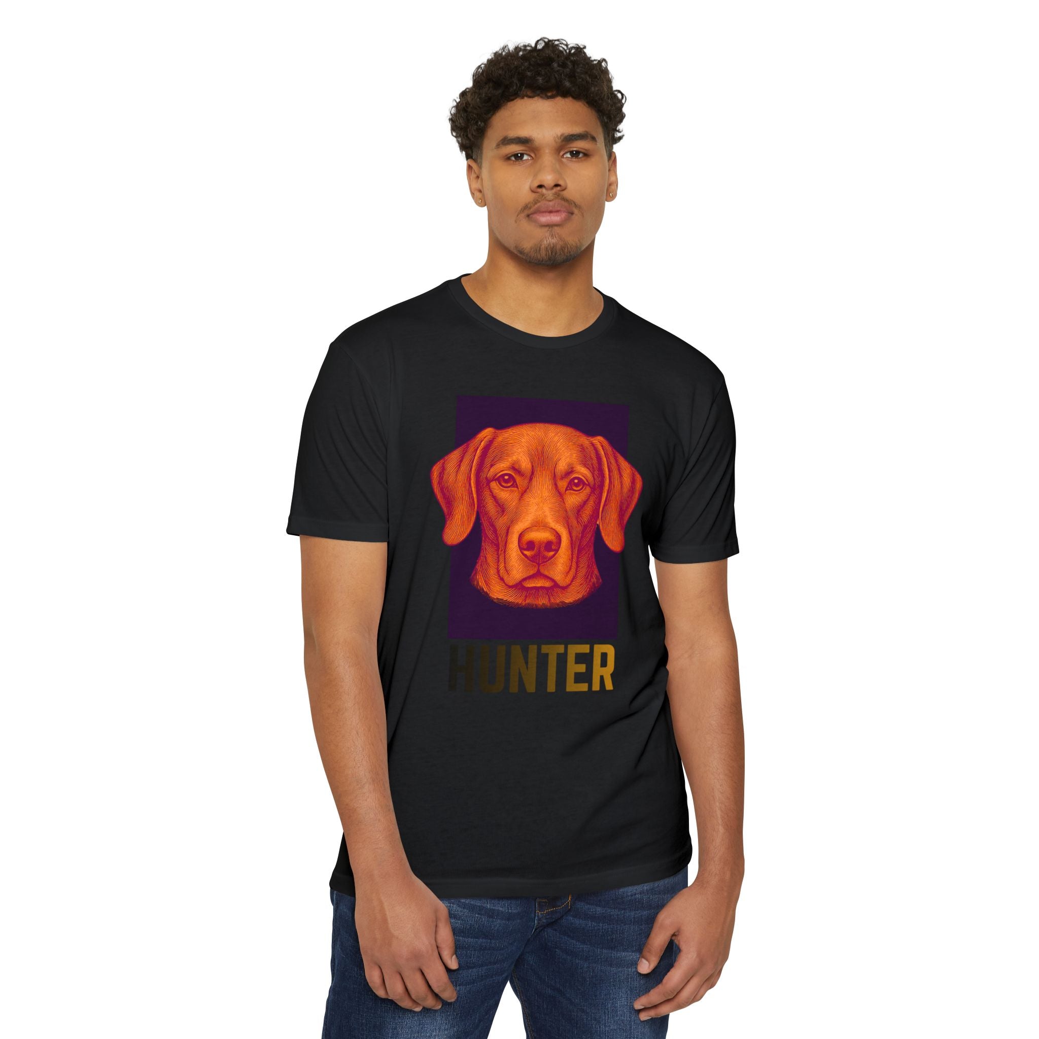 Ultimate Hunter T-Shirt | Retro Vizsla Head Graphic Tee for Dog Lovers