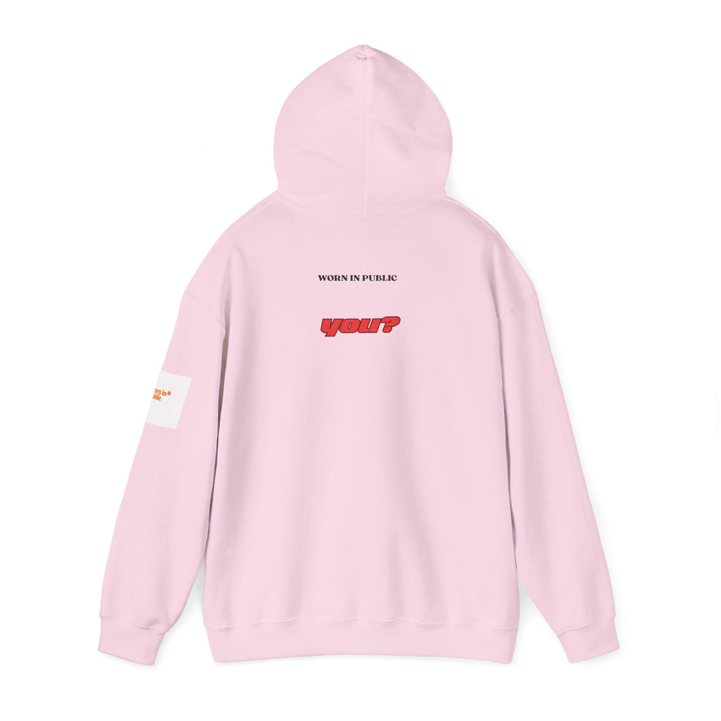 Excuse You? Hoodie | Retro Red Text Graphic Pullover