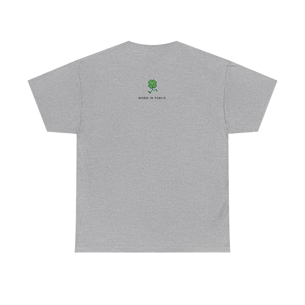 Lucky Buddy Clover T-Shirt | Retro Checker St. Patrick's Day Graphic Tee