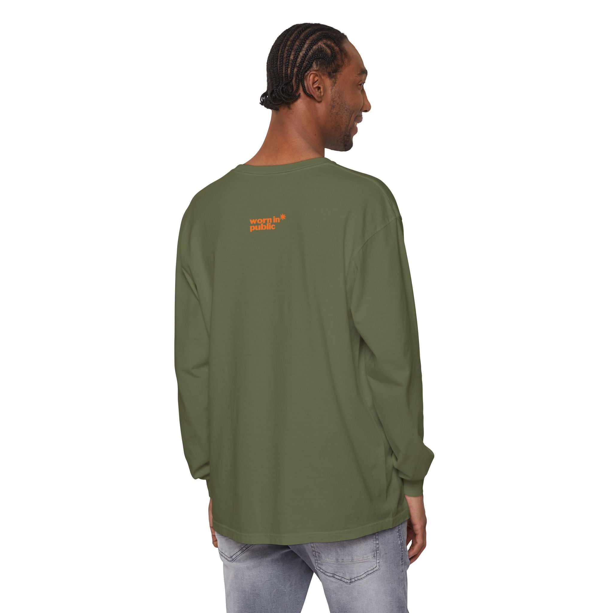 I'm Fine Nothing Is Fine Long Sleeve Tee | Sarcastic Mental Health Humor Shirt