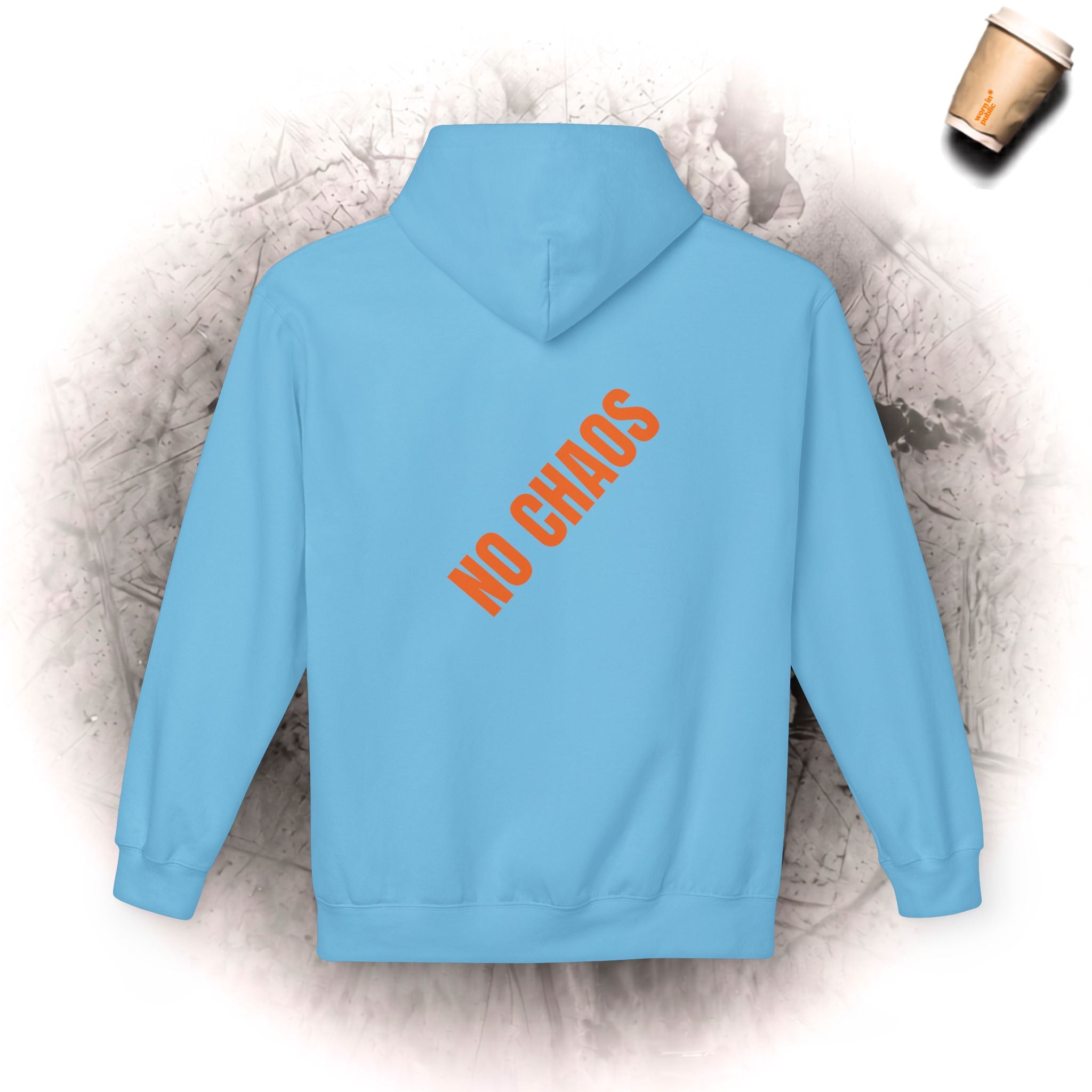 No Chaos Hoodie | Minimalistischer motivierender Kapuzenpullover