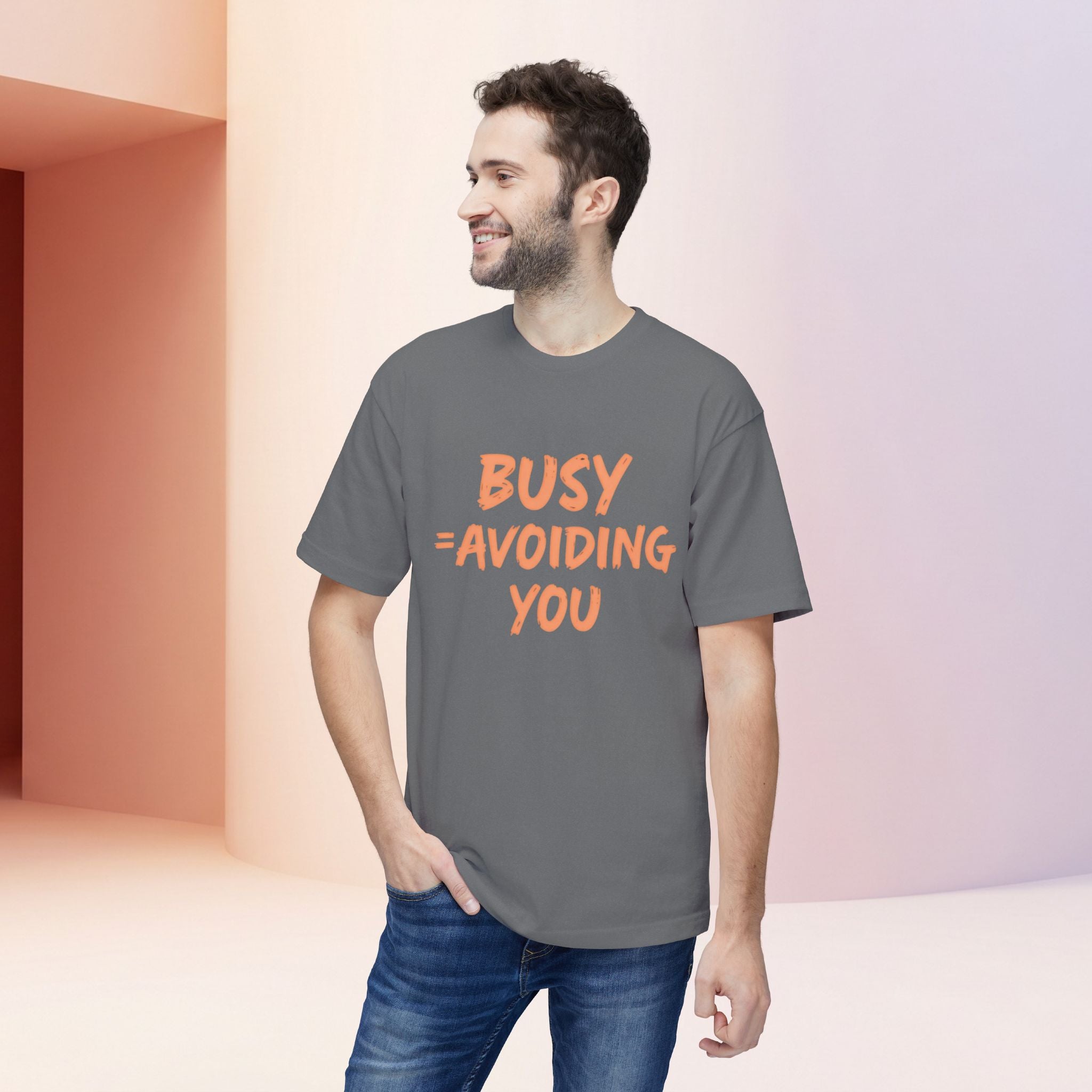 Busy = Avoiding You | Funny Introvert Unisex Graphic Tee MADE IN USA