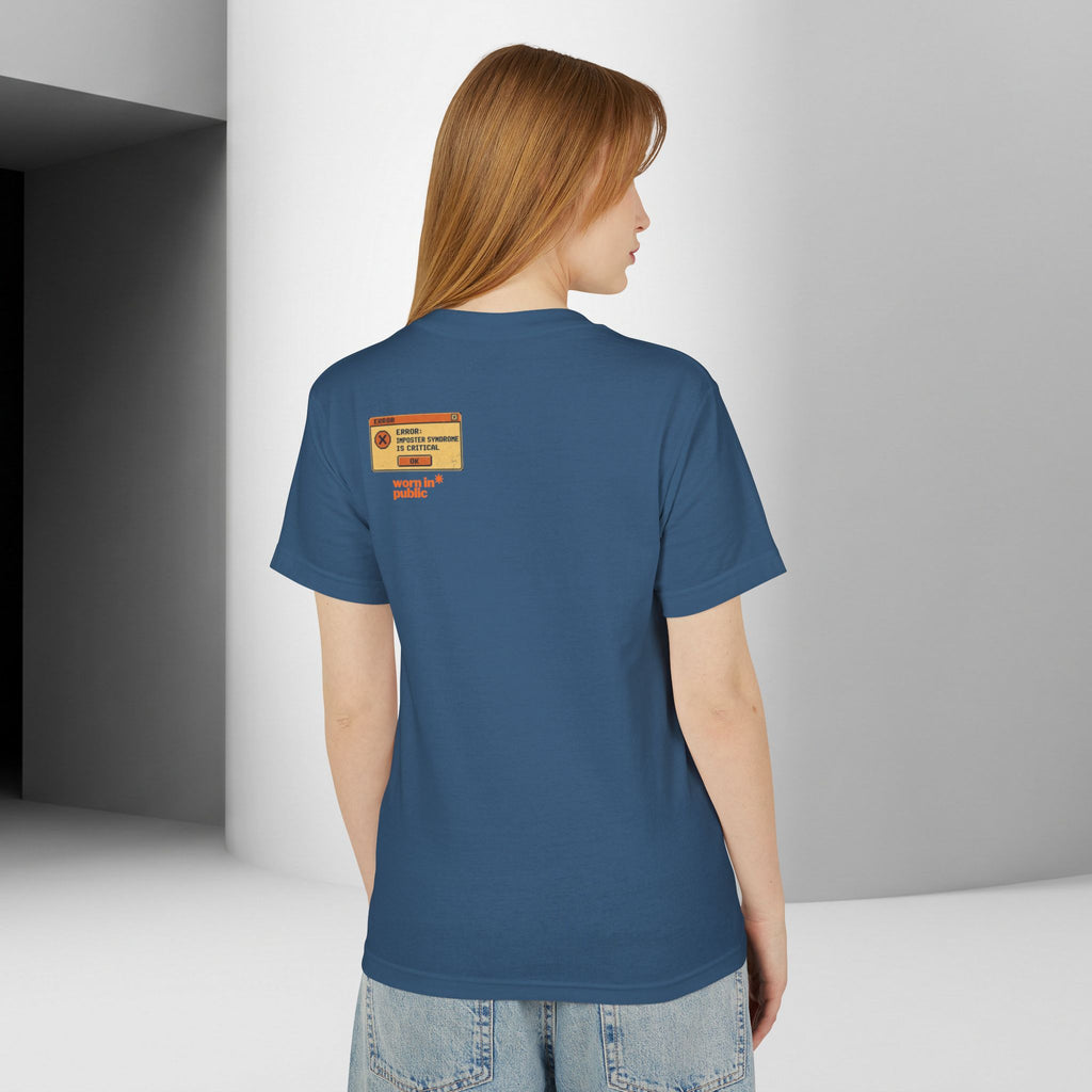 Winging It Retro Computer Unisex Tee — Funny Vintage Tech Graphic T-Shirt