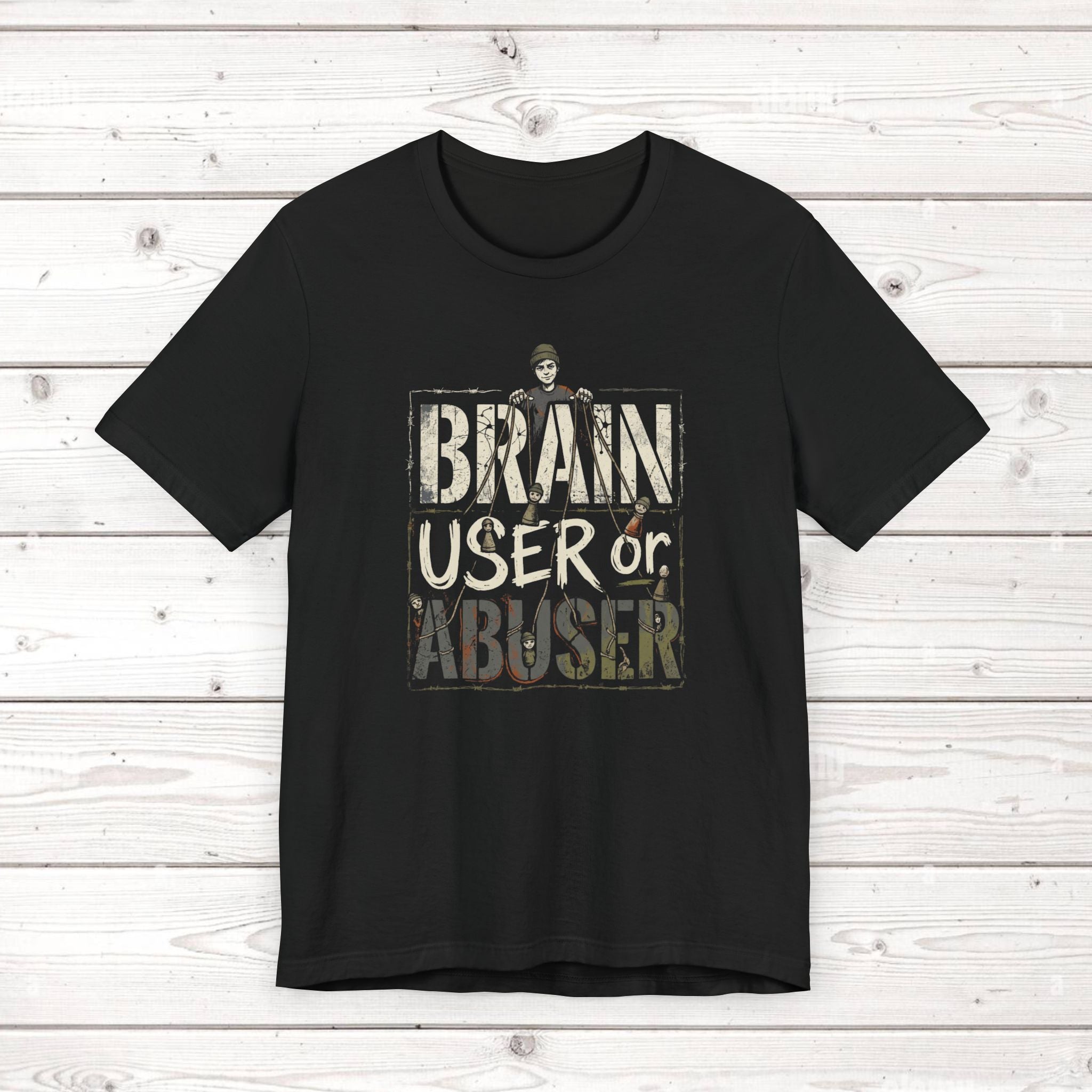 Brain User or Abuser Women's T-Shirt — 'Choose to See' Awareness Tee