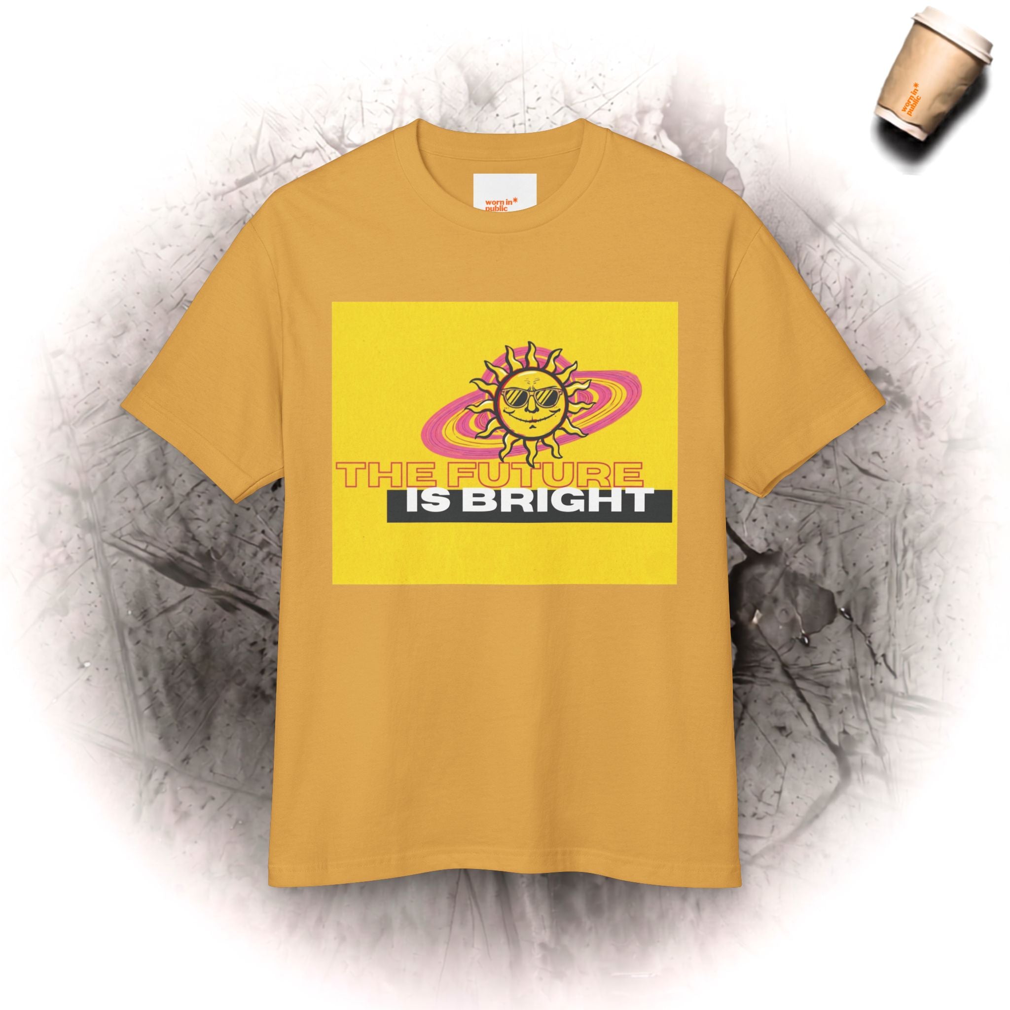 The Future Is Bright T-Shirt | Retro Sonnen Grafik-T-Shirt