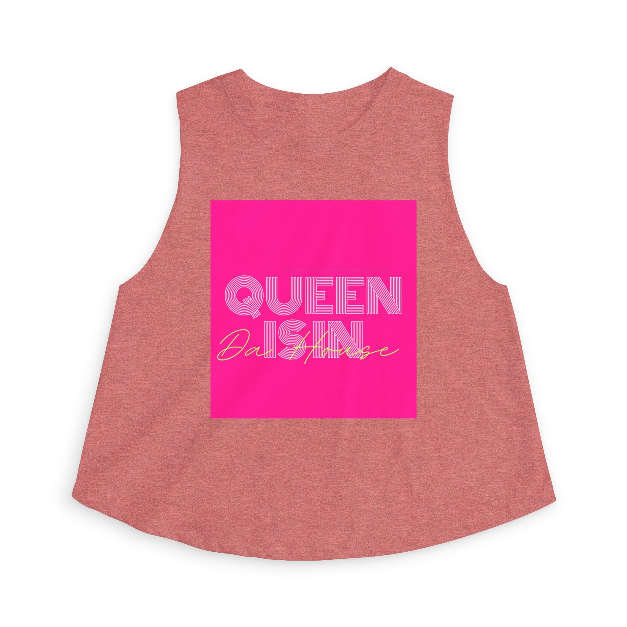 Queen Is In Da House Crop Top | Funny Bold Statement Graphic Top