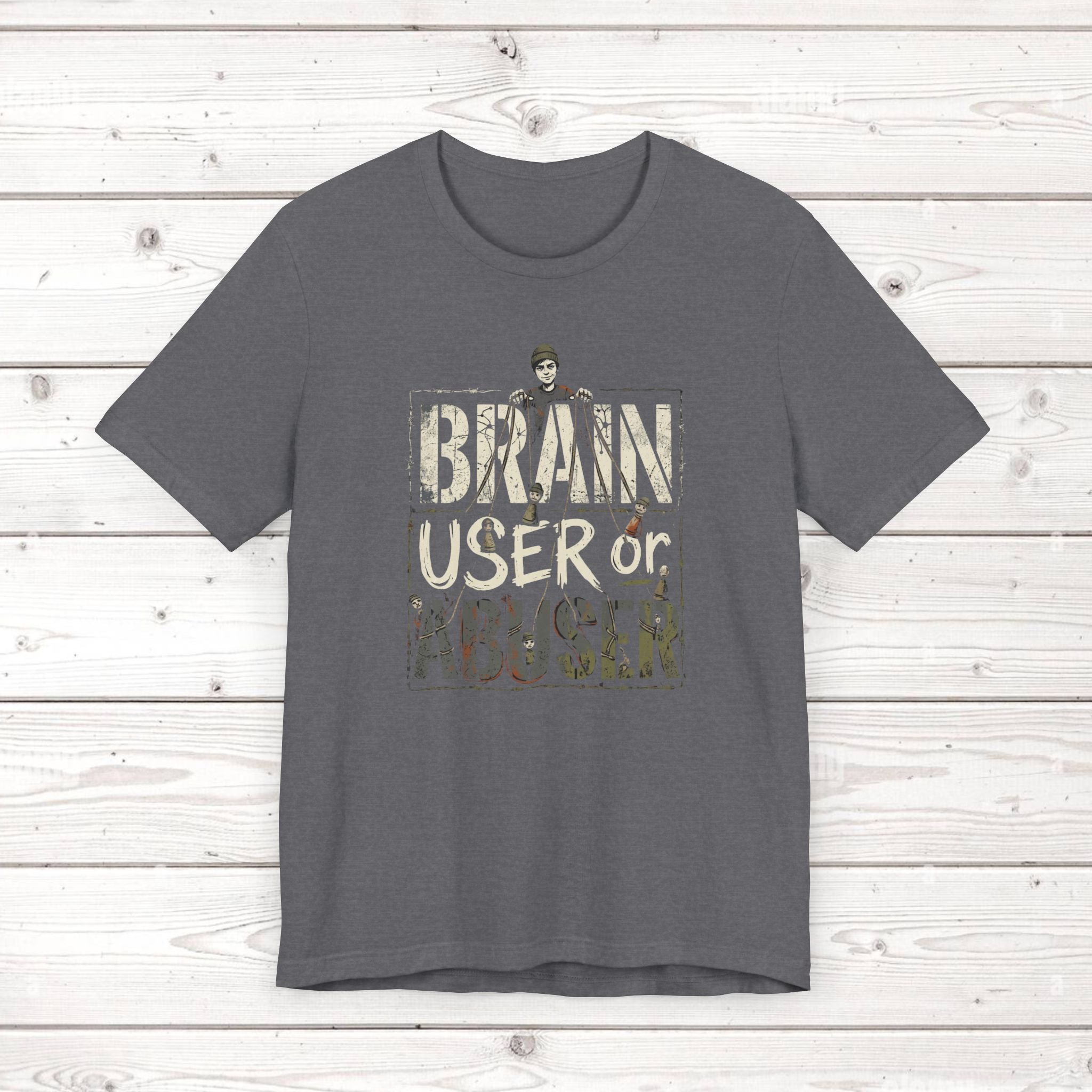 Brain User or Abuser Women's T-Shirt — 'Choose to See' Awareness Tee