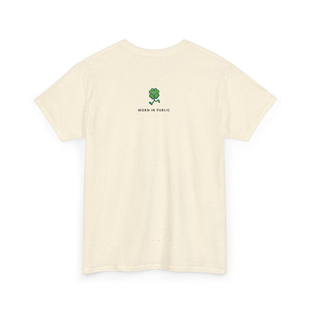 Lucky Buddy Clover T-Shirt | Retro Checker St. Patrick's Day Graphic Tee