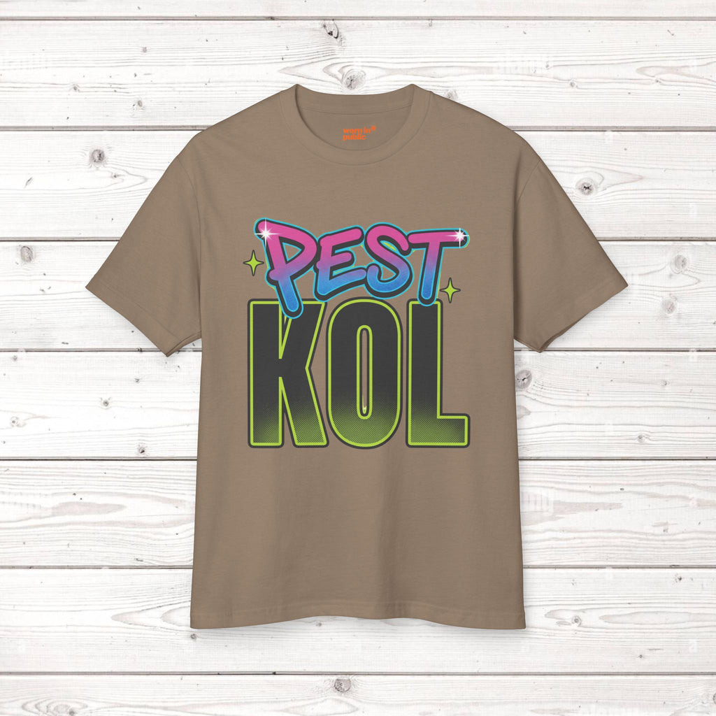 Pest Kol | Retro Unisex Streetwear Graphic Tee with Bold Lettering