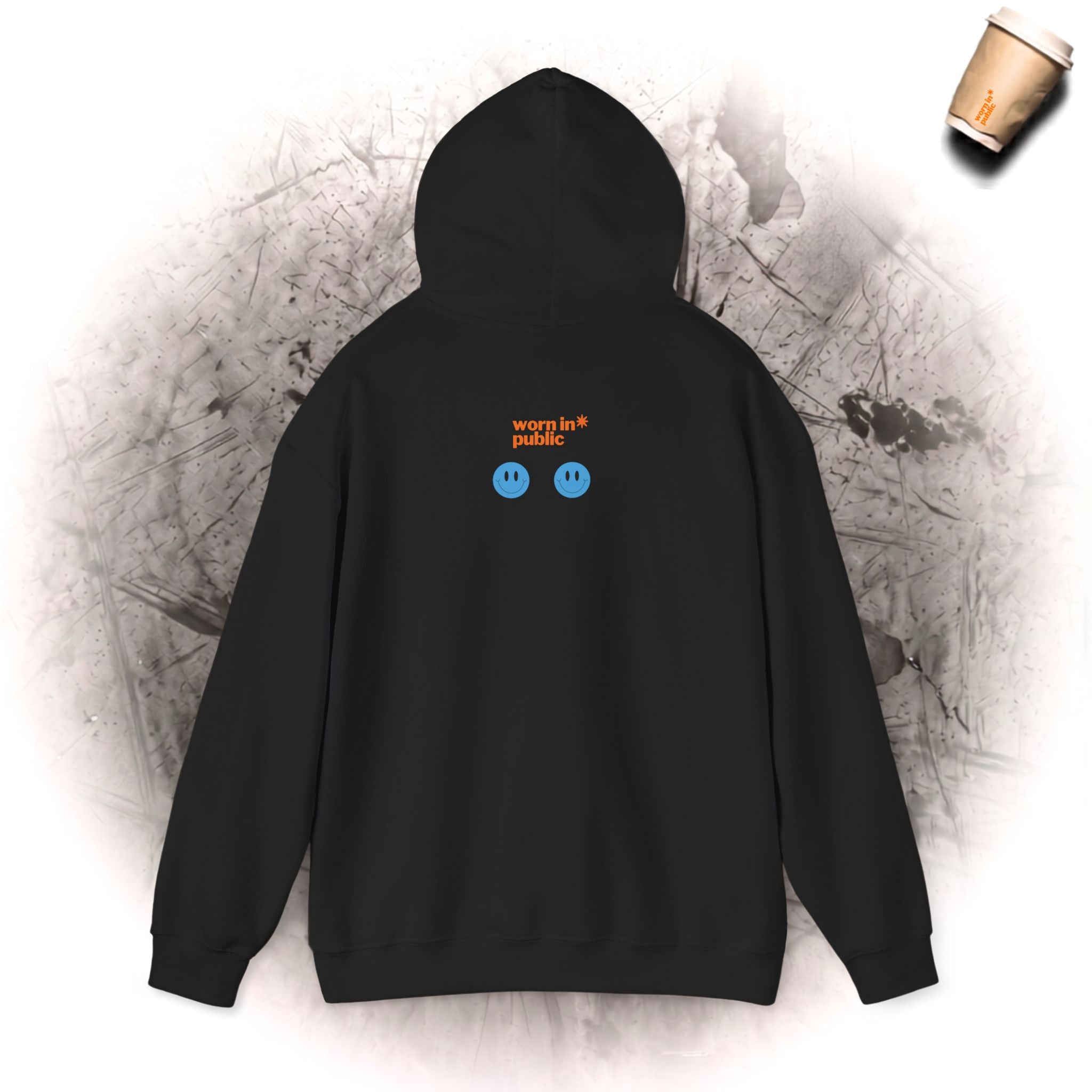 Ich brauche einen Easy Friend Damen-Kapuzenpullover | Minimalistisches süßes blaues Sweatshirt mit Knopf-Grafik