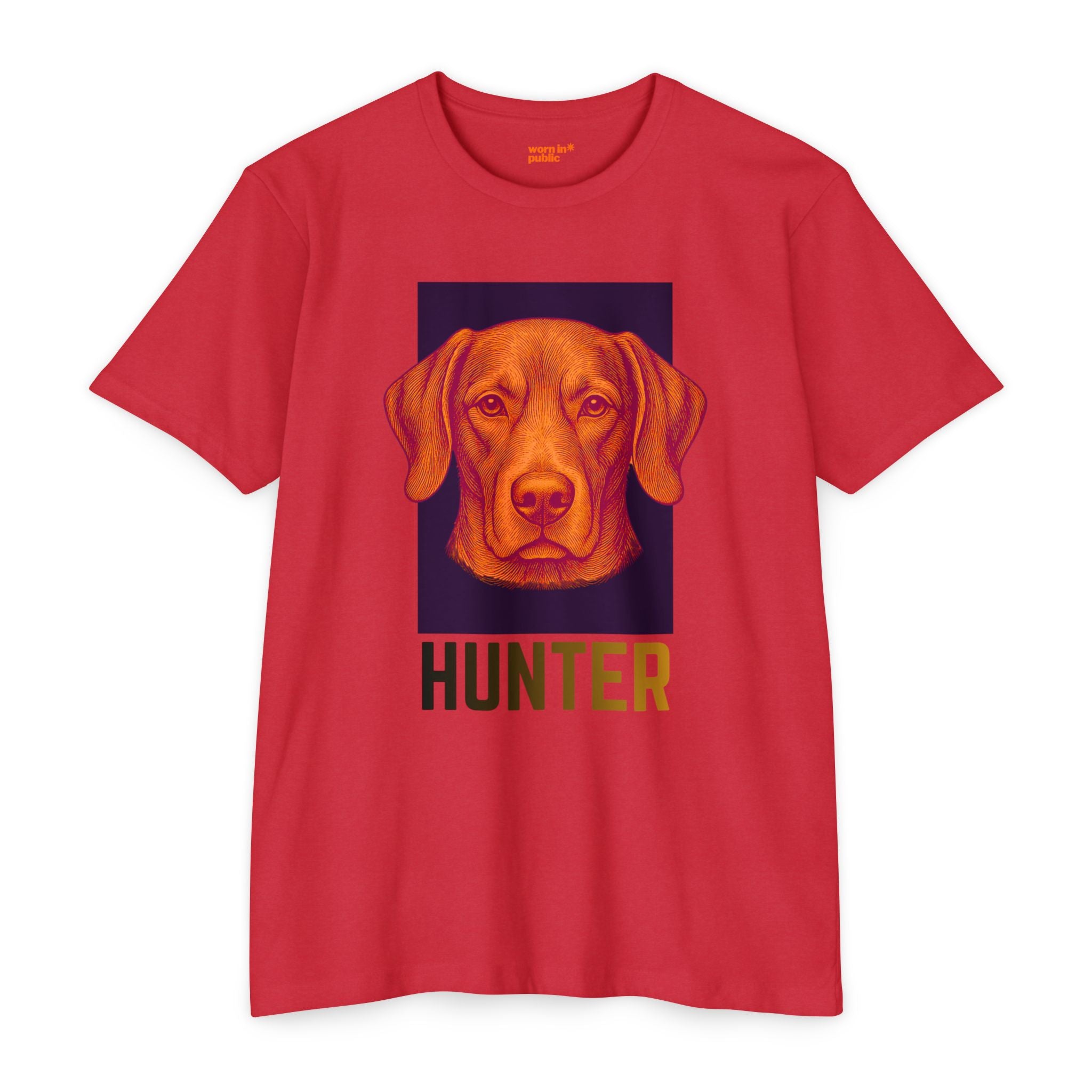 Ultimate Hunter T-Shirt | Retro Vizsla Head Graphic Tee for Dog Lovers