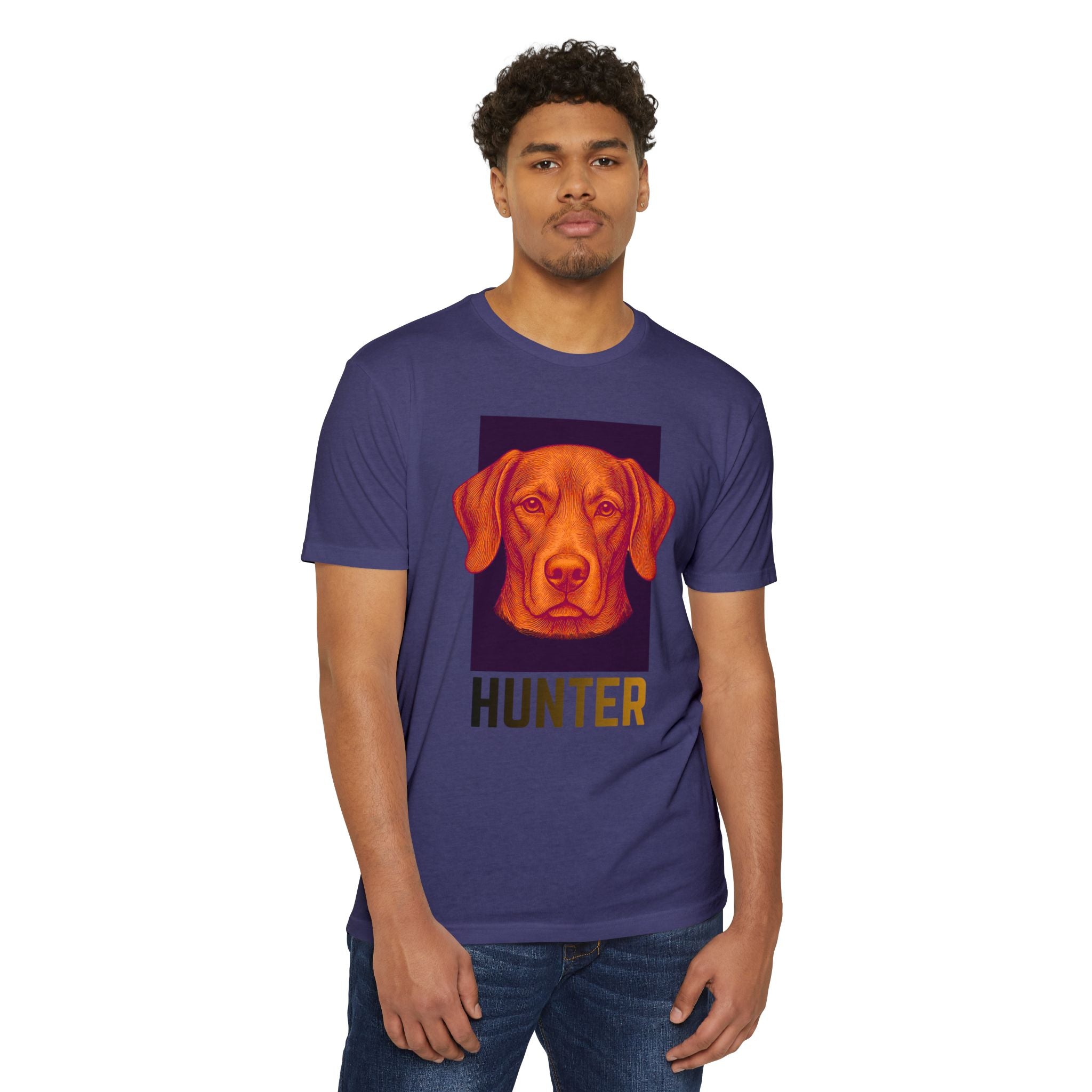Ultimate Hunter T-Shirt | Retro Vizsla Head Graphic Tee for Dog Lovers