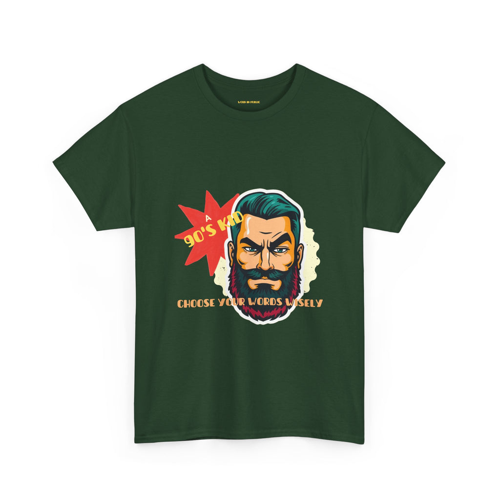 Born in the 90's comes with a beard T-Shirt | Tee for real Men