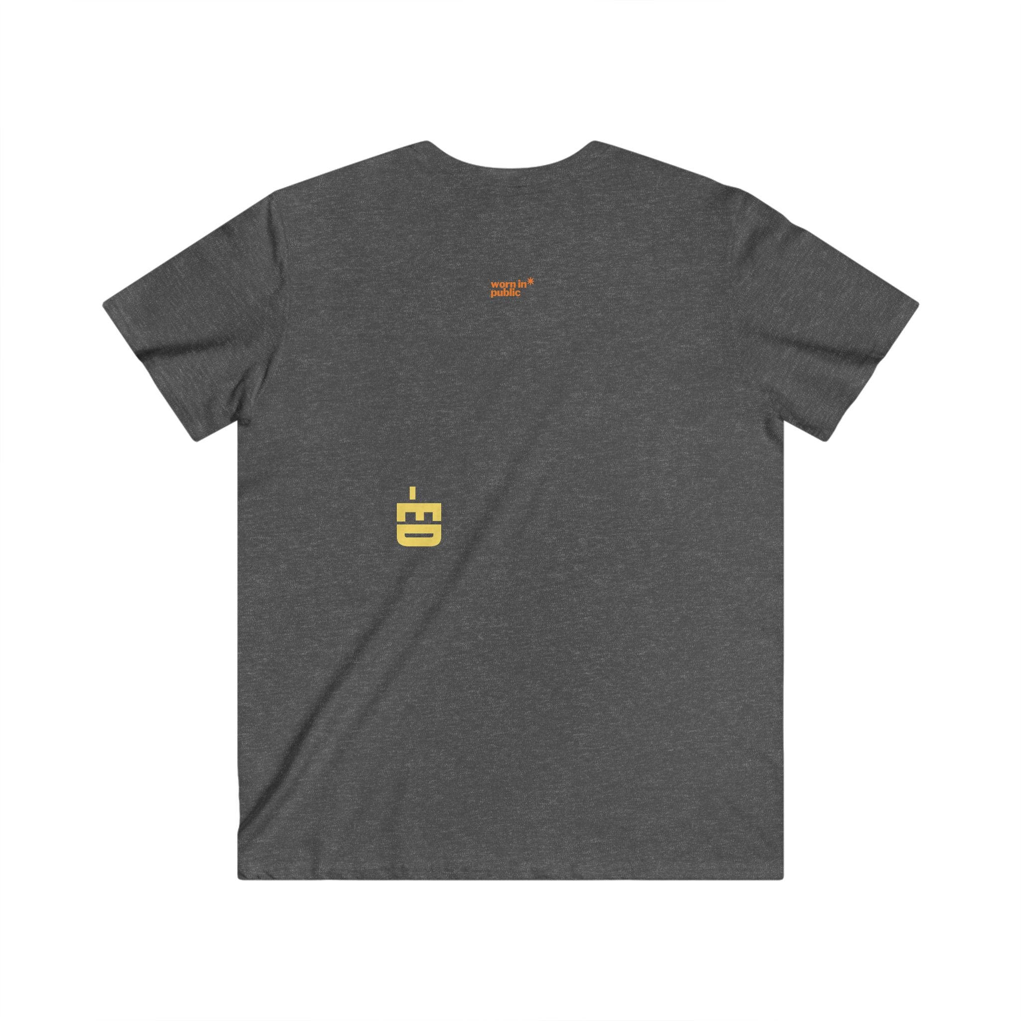 DIY-ED Graphic V-Neck Tee | 'I Was D.I.Y.' Novelty Shirt