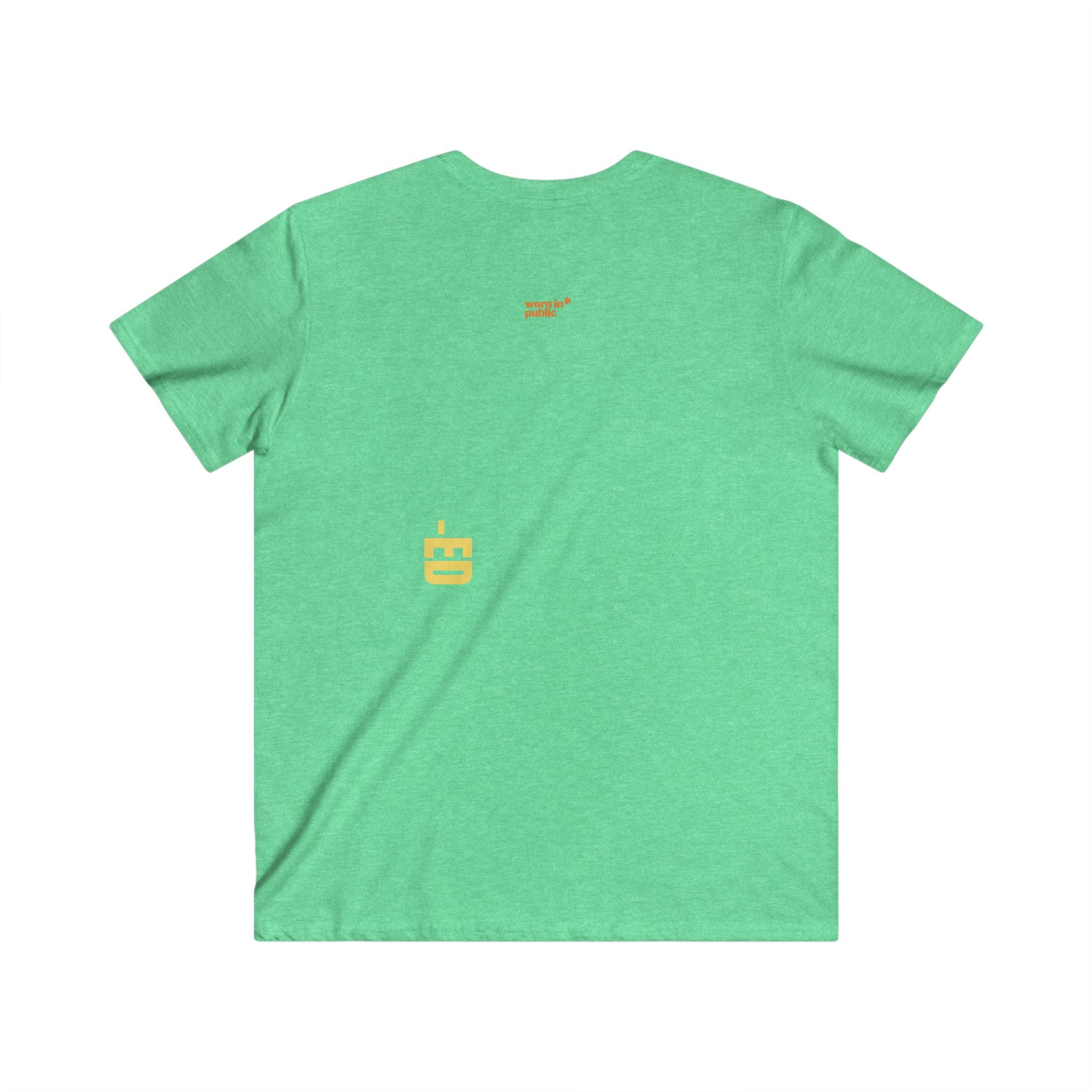 DIY-ED Graphic V-Neck Tee | 'I Was D.I.Y.' Novelty Shirt