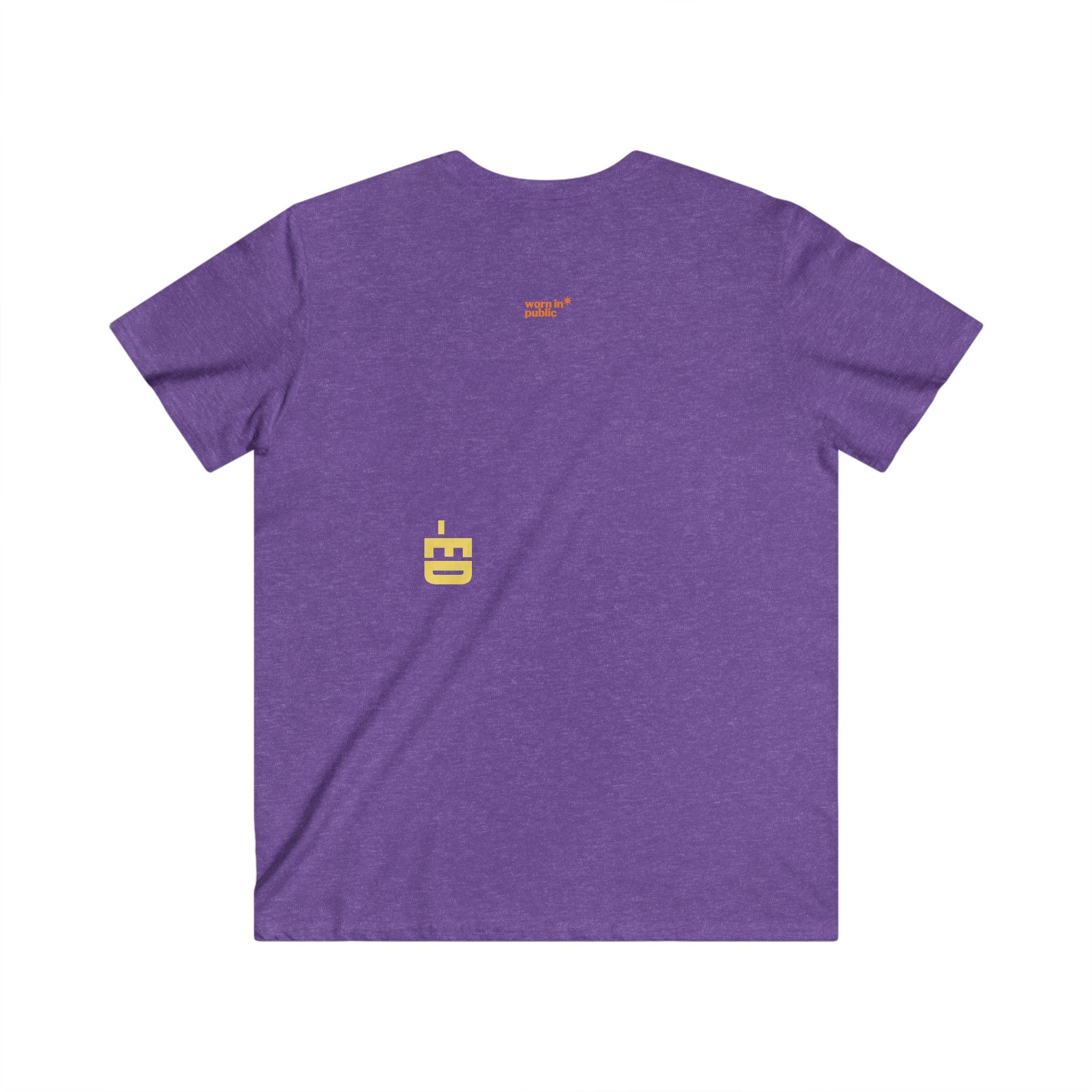 DIY-ED Graphic V-Neck Tee | 'I Was D.I.Y.' Novelty Shirt