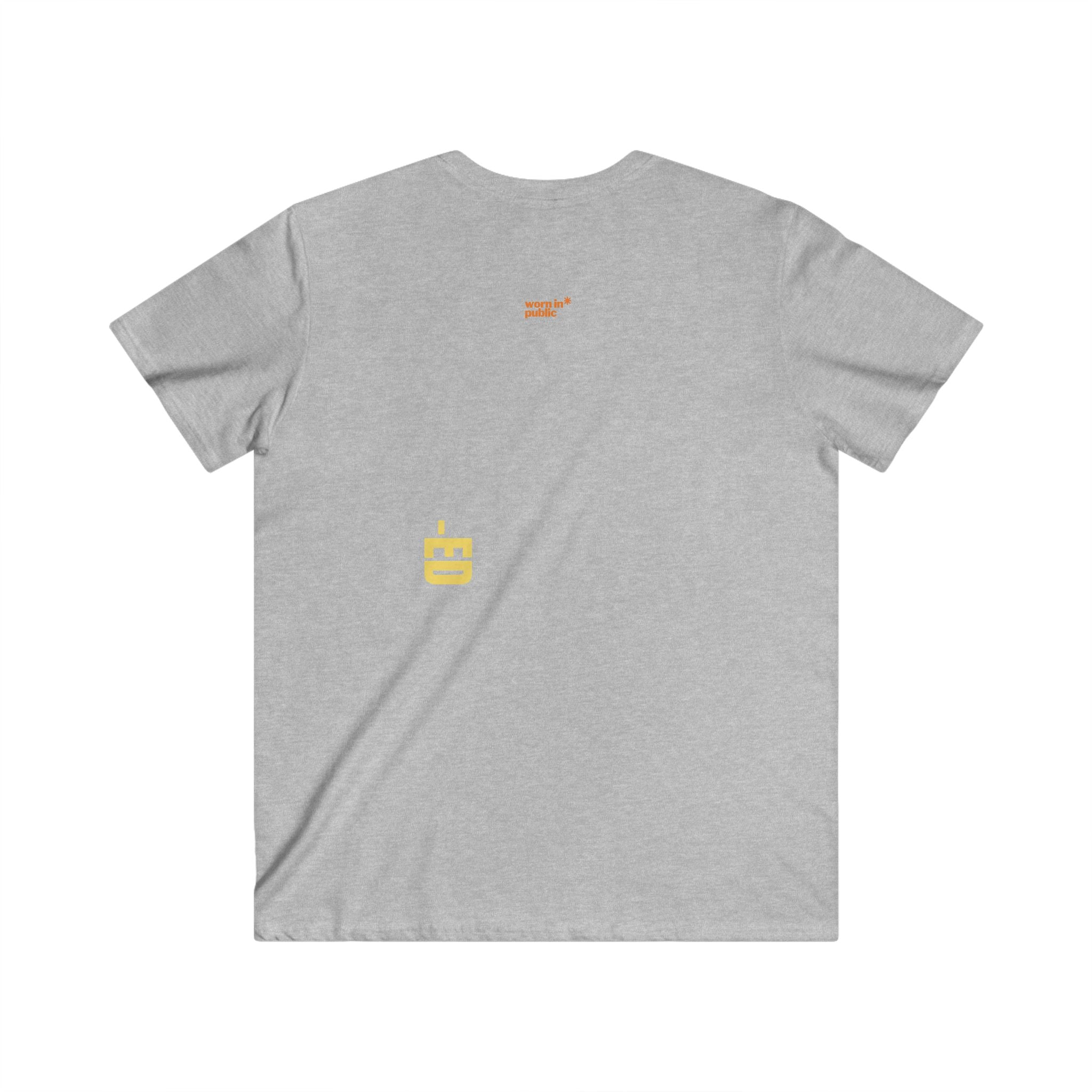 DIY-ED Graphic V-Neck Tee | 'I Was D.I.Y.' Novelty Shirt