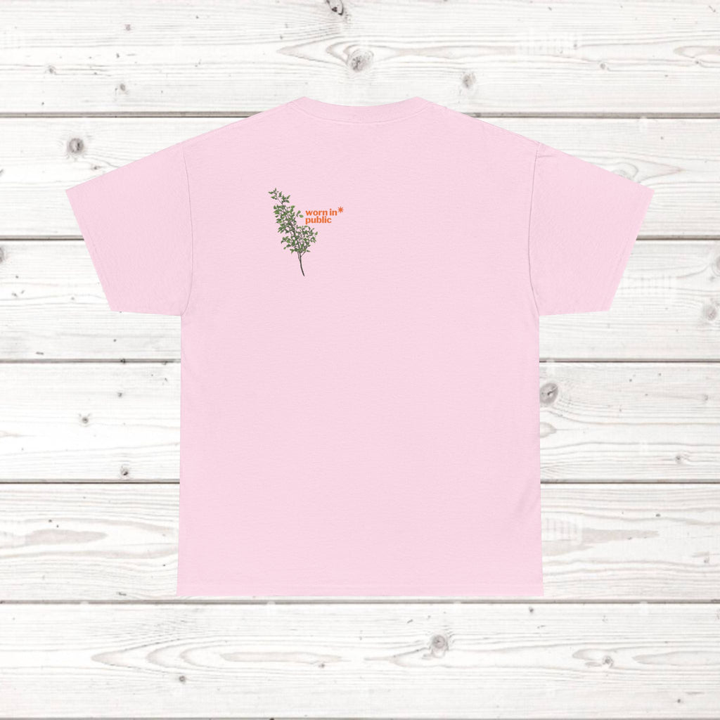 Unisex Botanical Tee — "Feel Free to Be Bored" Graphic T-Shirt