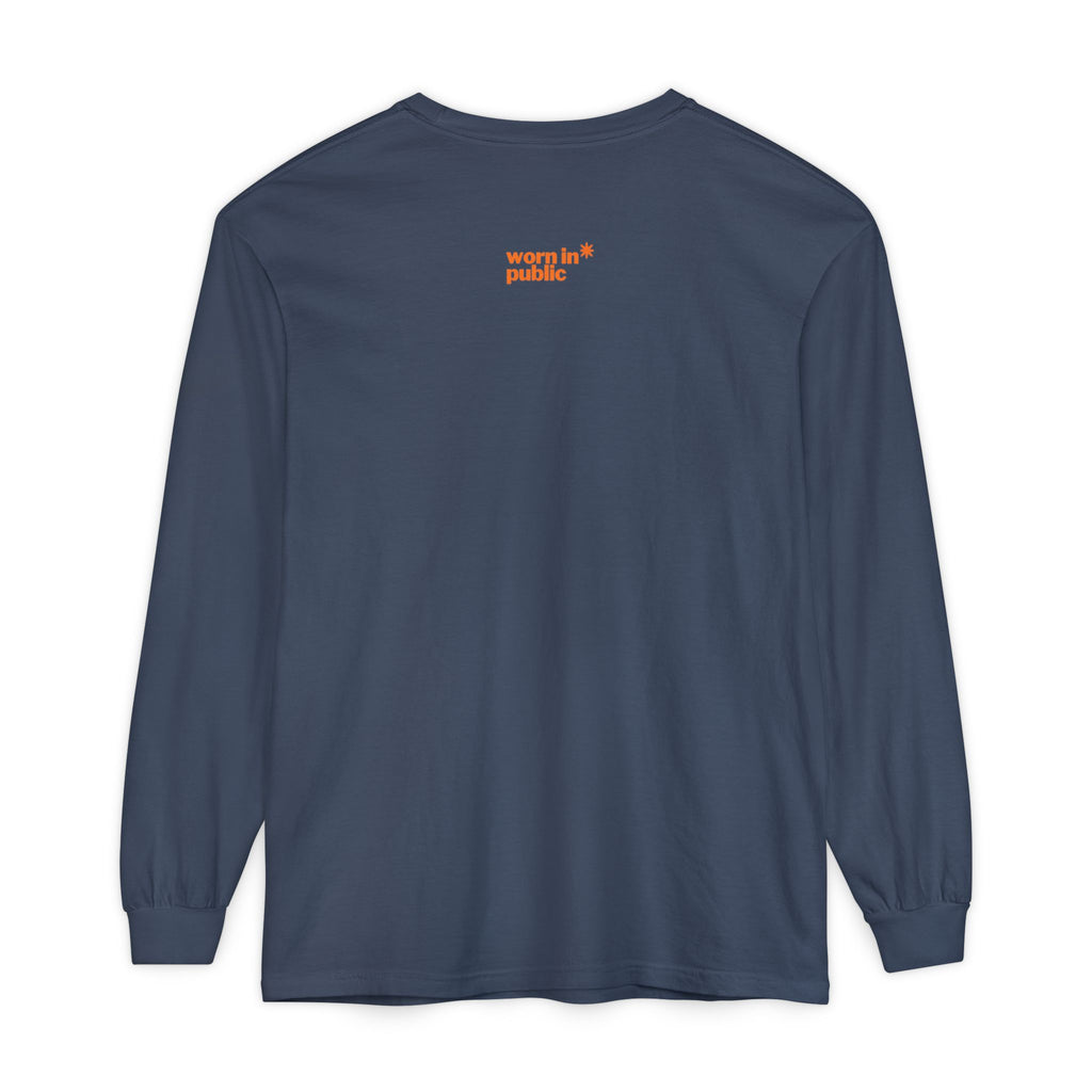 I'm Fine Nothing Is Fine Long Sleeve Tee | Sarcastic Mental Health Humor Shirt