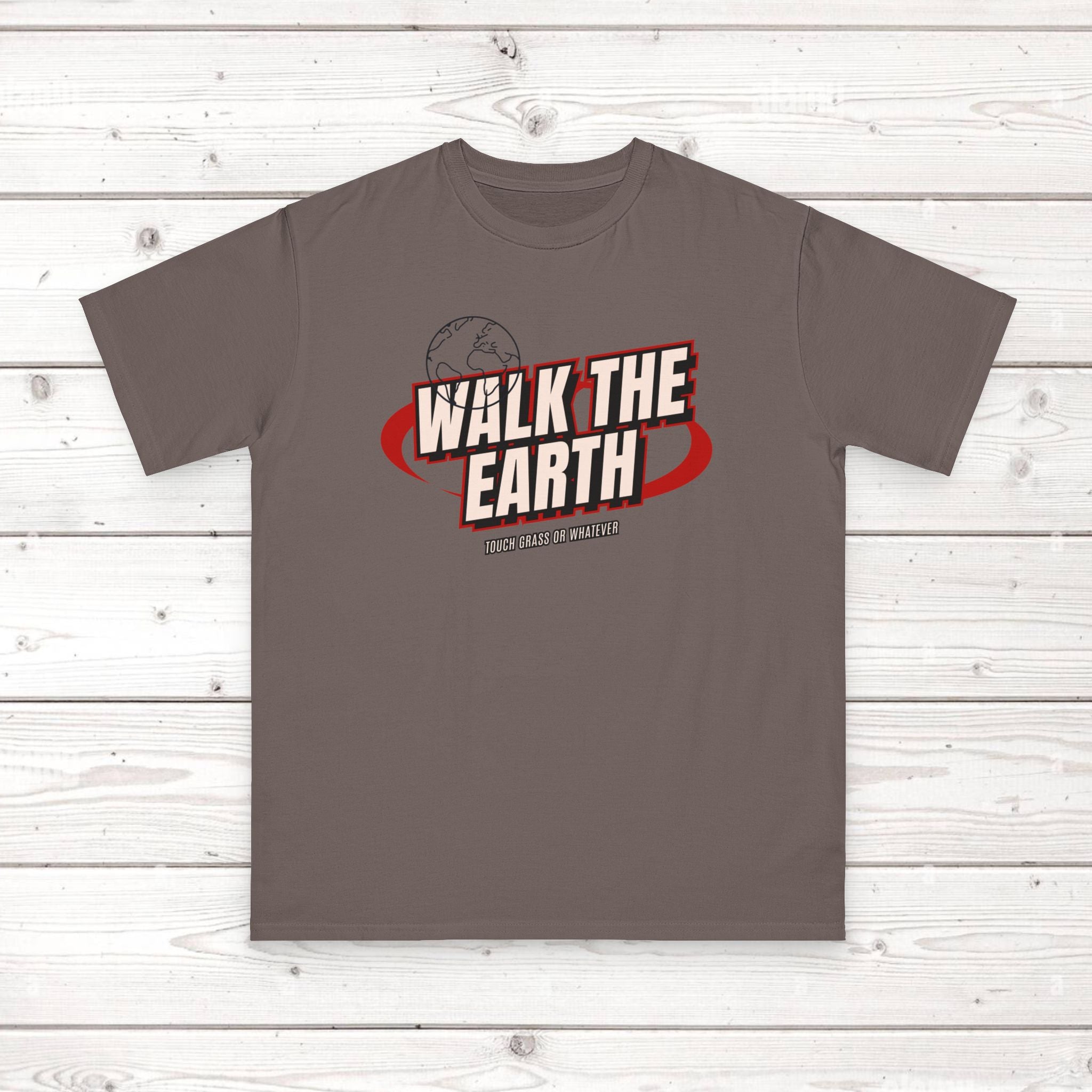 Walk The Earth ORGANIC T-Shirt | Retro Adventure Graphic Tee