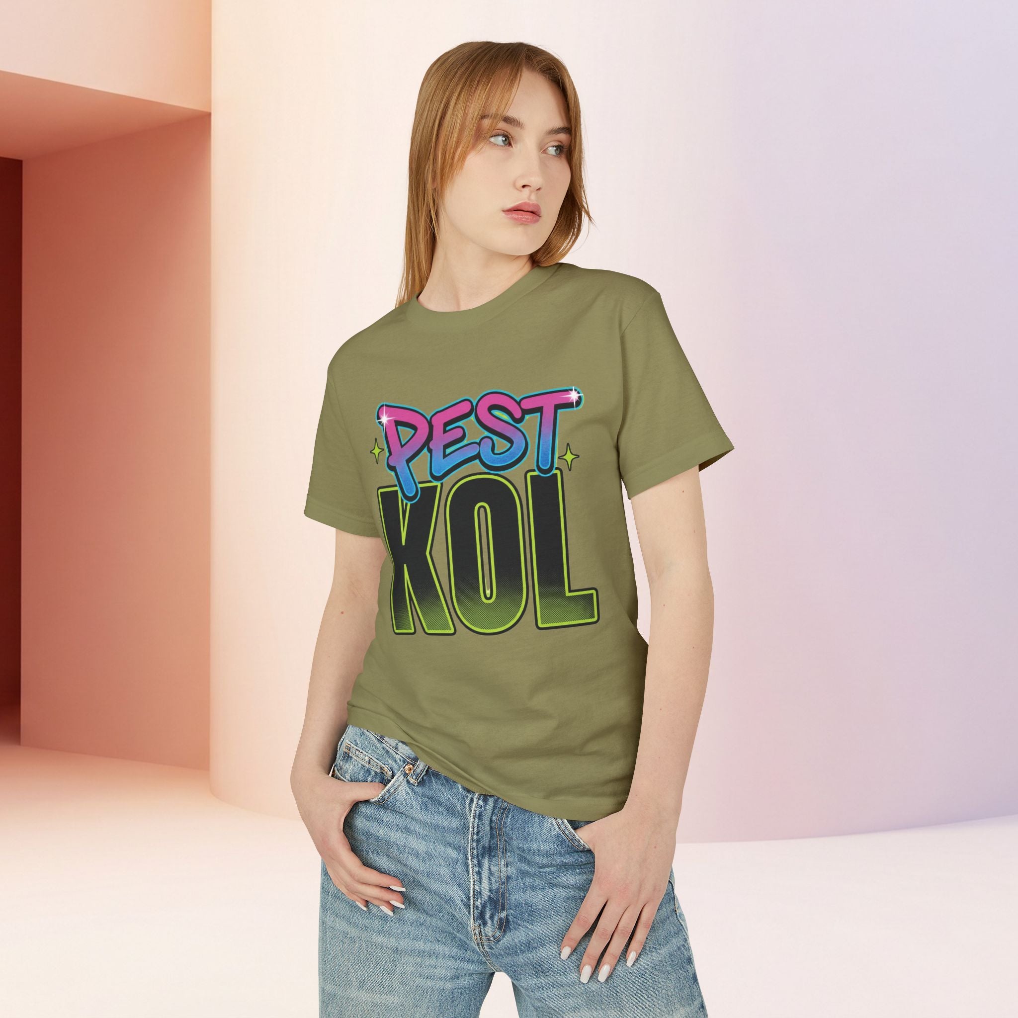 Pest Kol | Retro Unisex Streetwear Graphic Tee with Bold Lettering