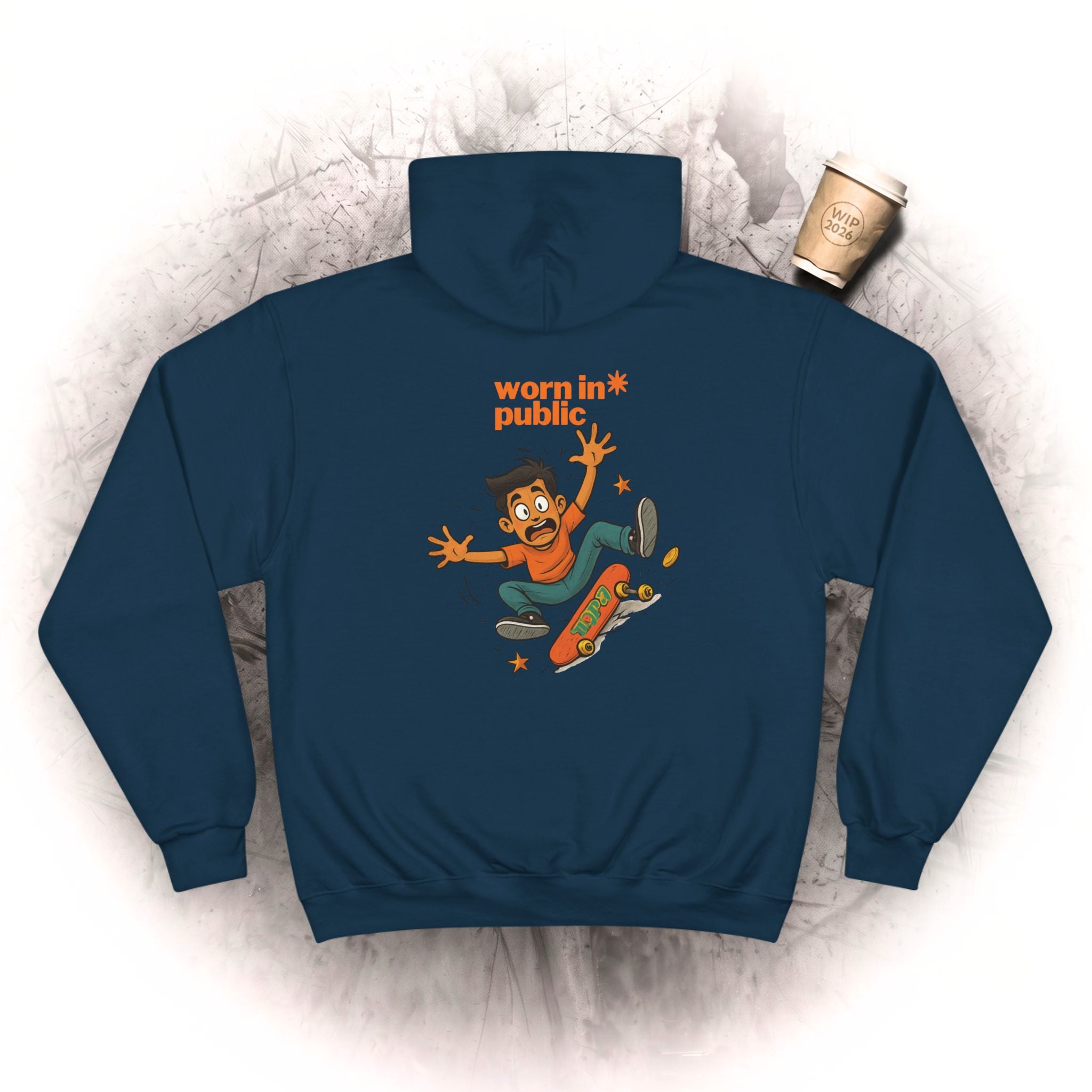 "I Watched You Do That" Champion Hoodie | Lustiges Retro-Skate-Grafik-Sweatshirt