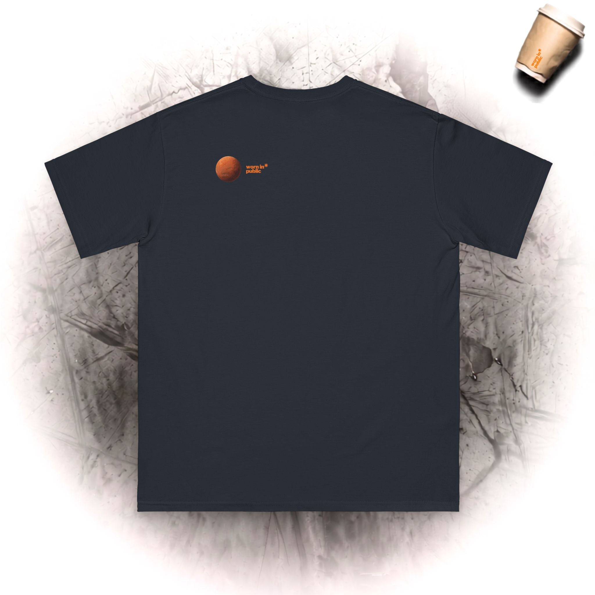 Mars Is Too Far BIO T-Shirt – Retro Weltraum Grafik T-Shirt