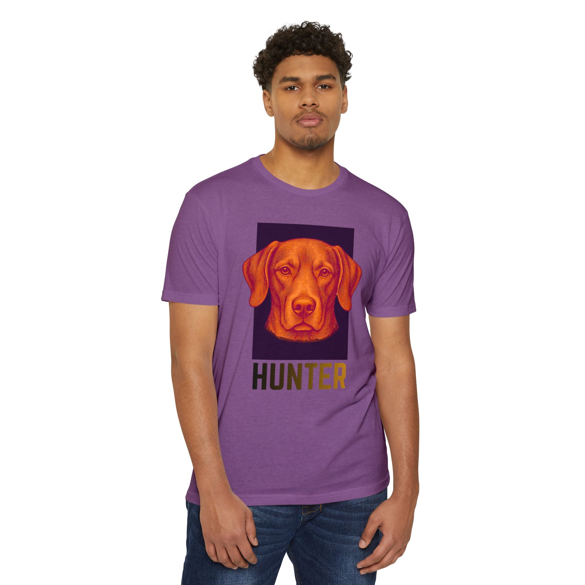 Ultimate Hunter T-Shirt | Retro Vizsla Head Graphic Tee for Dog Lovers