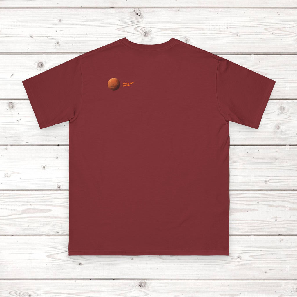 Mars Is Too Far ORGANIC T-Shirt — Retro Space Graphic Tee
