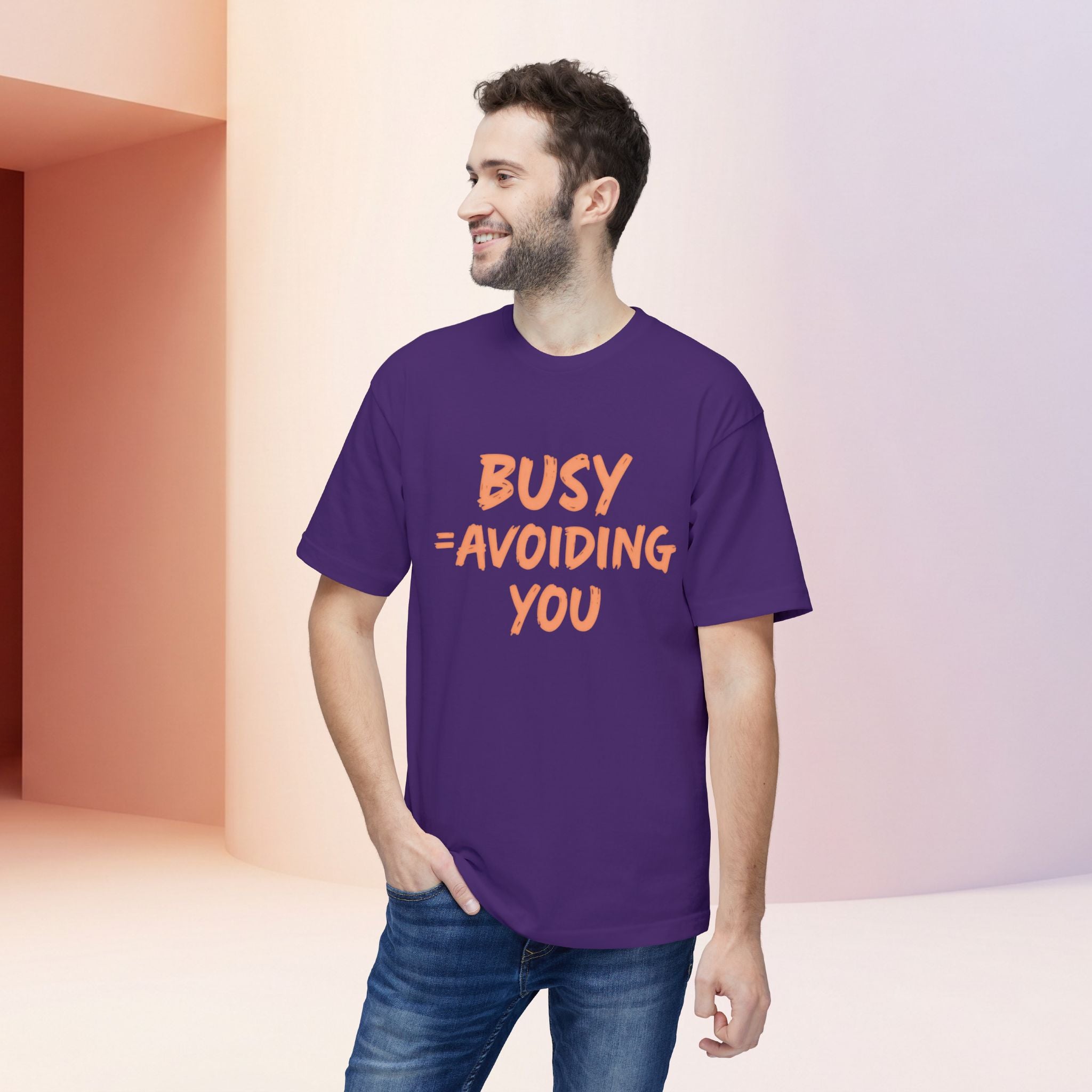 Busy = Avoiding You | Funny Introvert Unisex Graphic Tee MADE IN USA